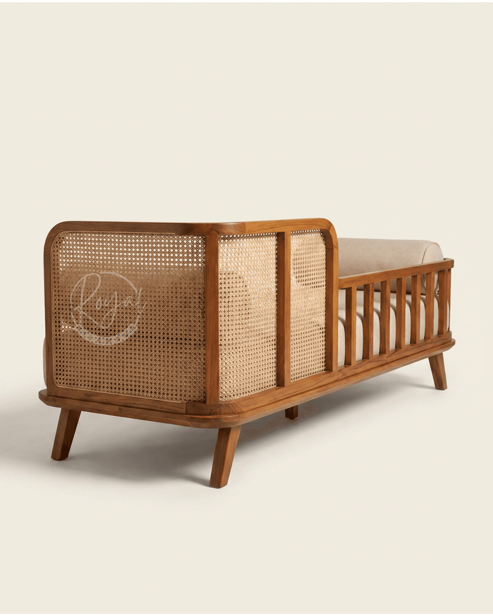 Royal Sythra Nilambur Teak Wood Divan Bed