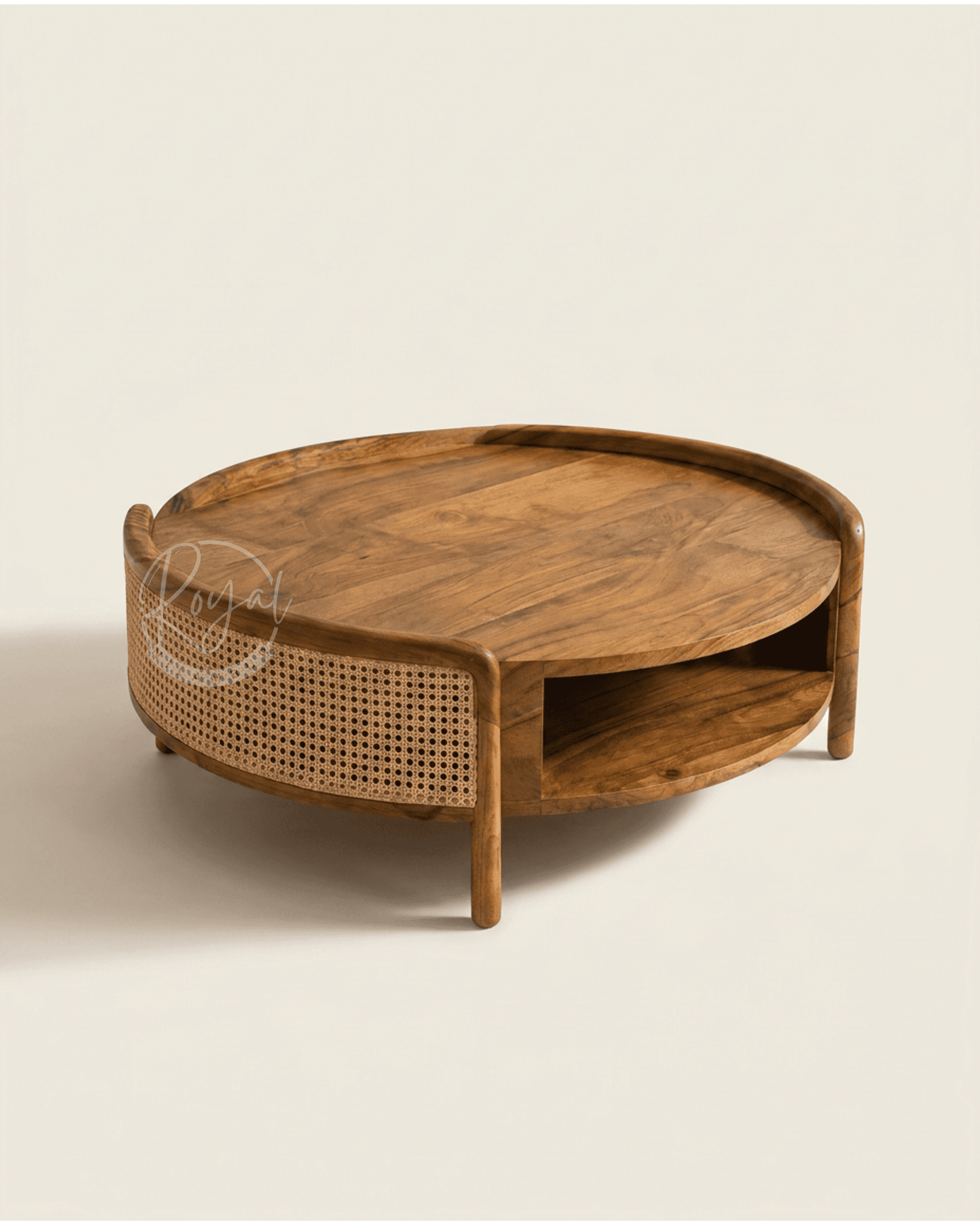 Royal Venyx Nilambur Teak Wood Coffee Table