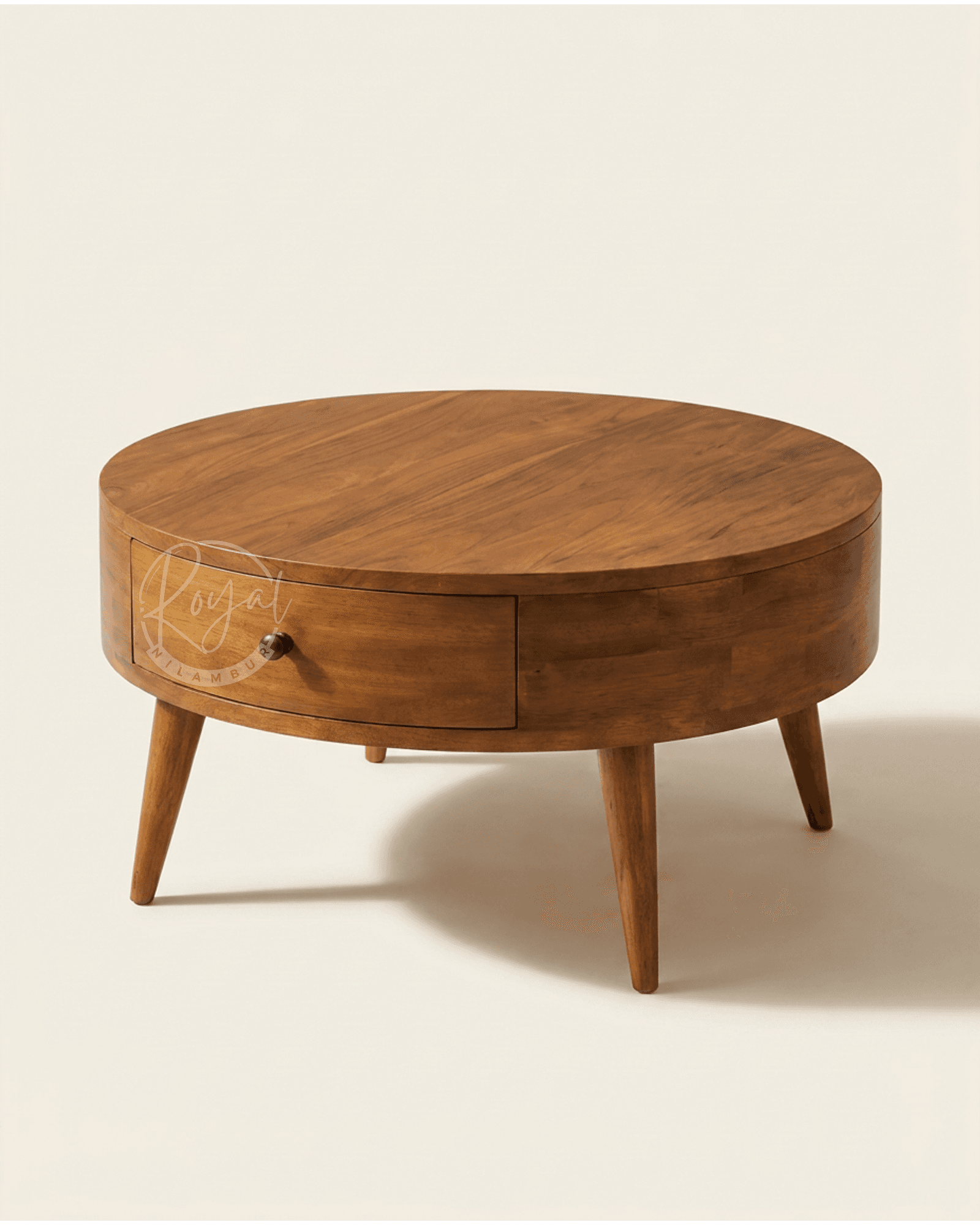 Royal Azythra Nilambur Teak Wood Coffee Table