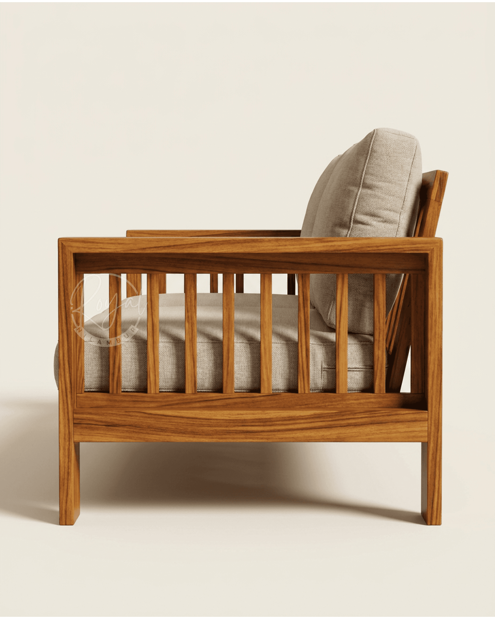 Royal Nilura Nilambur Teak Wood Sofa