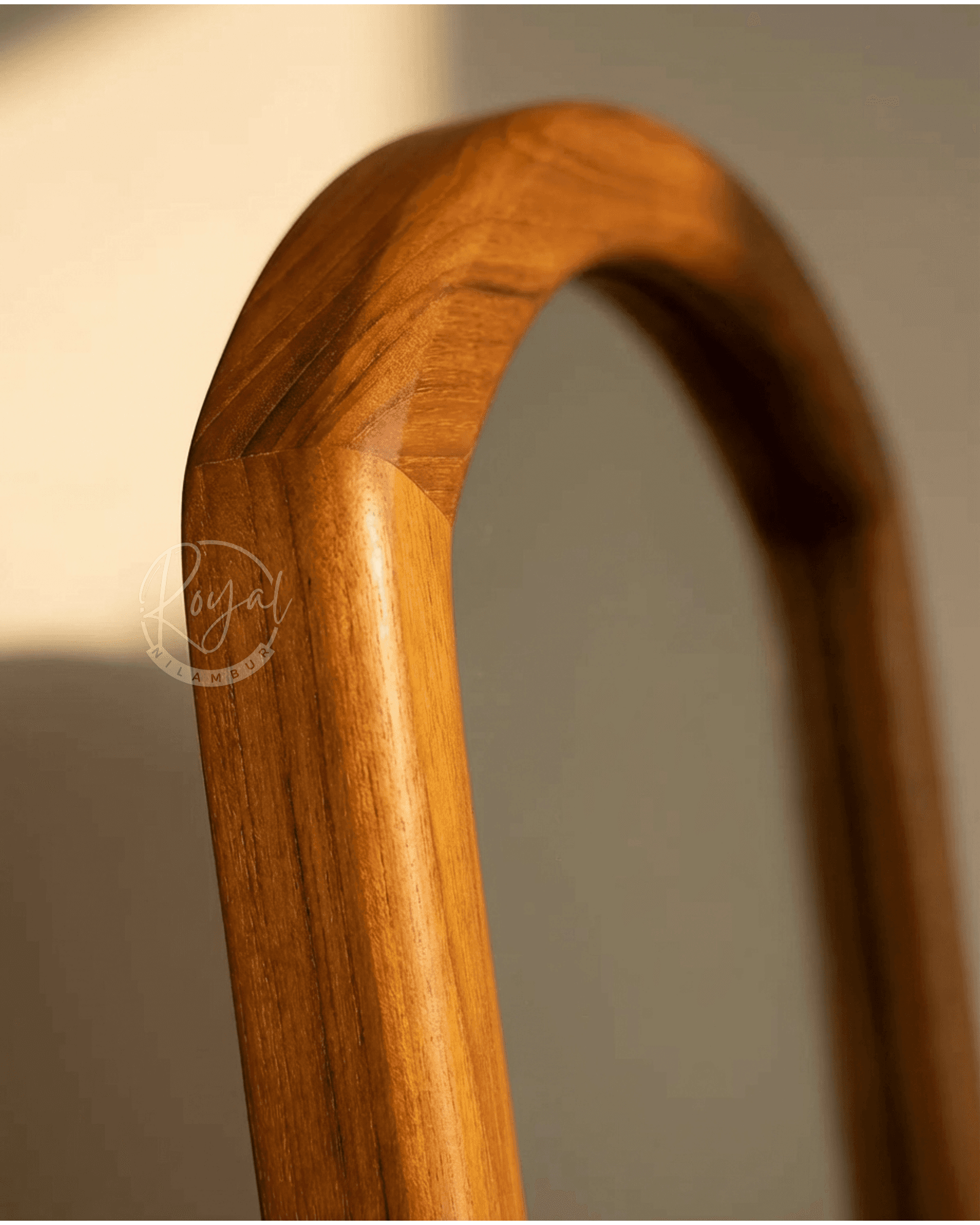 Royal Thanvish Nilambur Teak Wood Floor Mirror