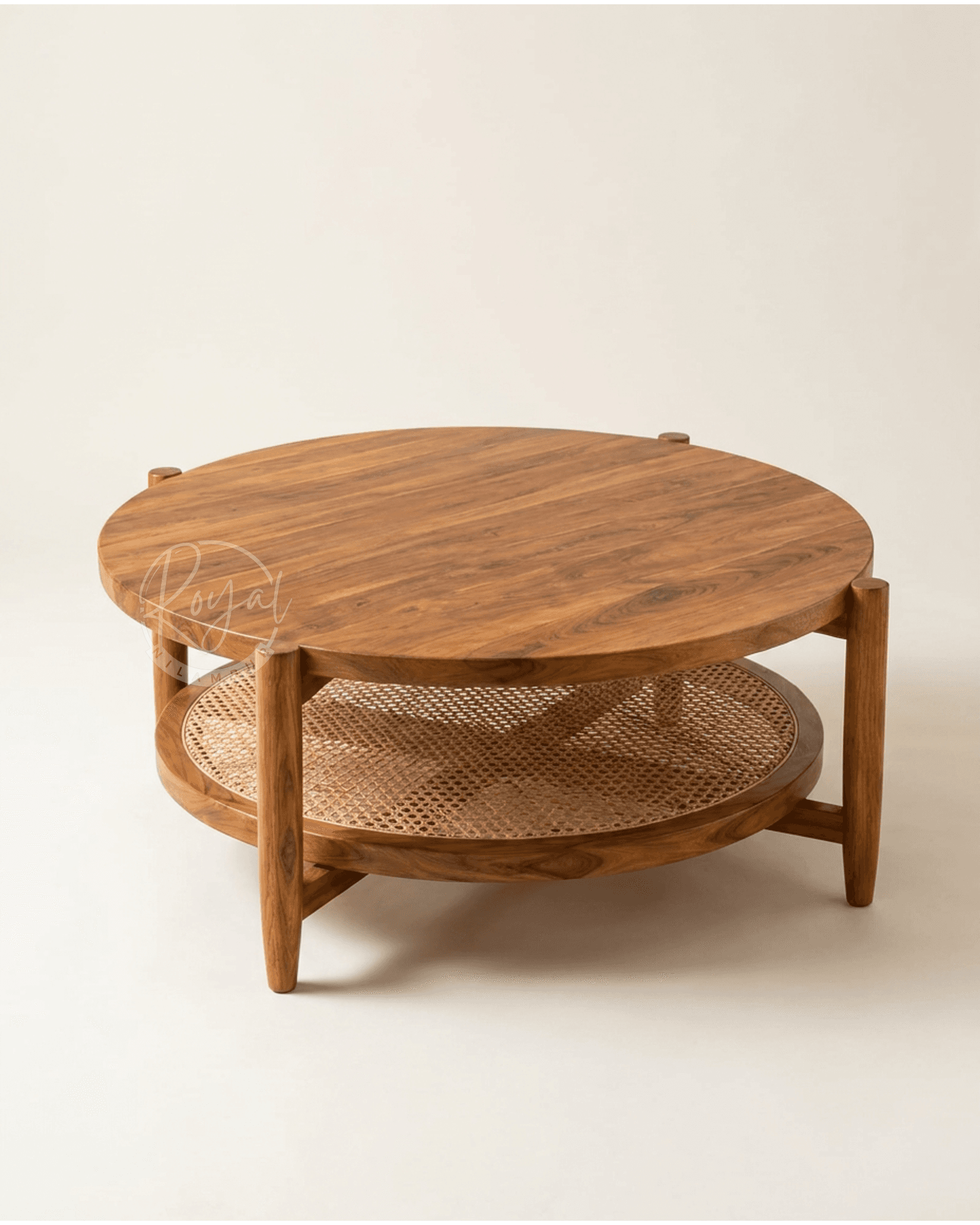 Royal Teakon Nilambur Teak Coffe Table