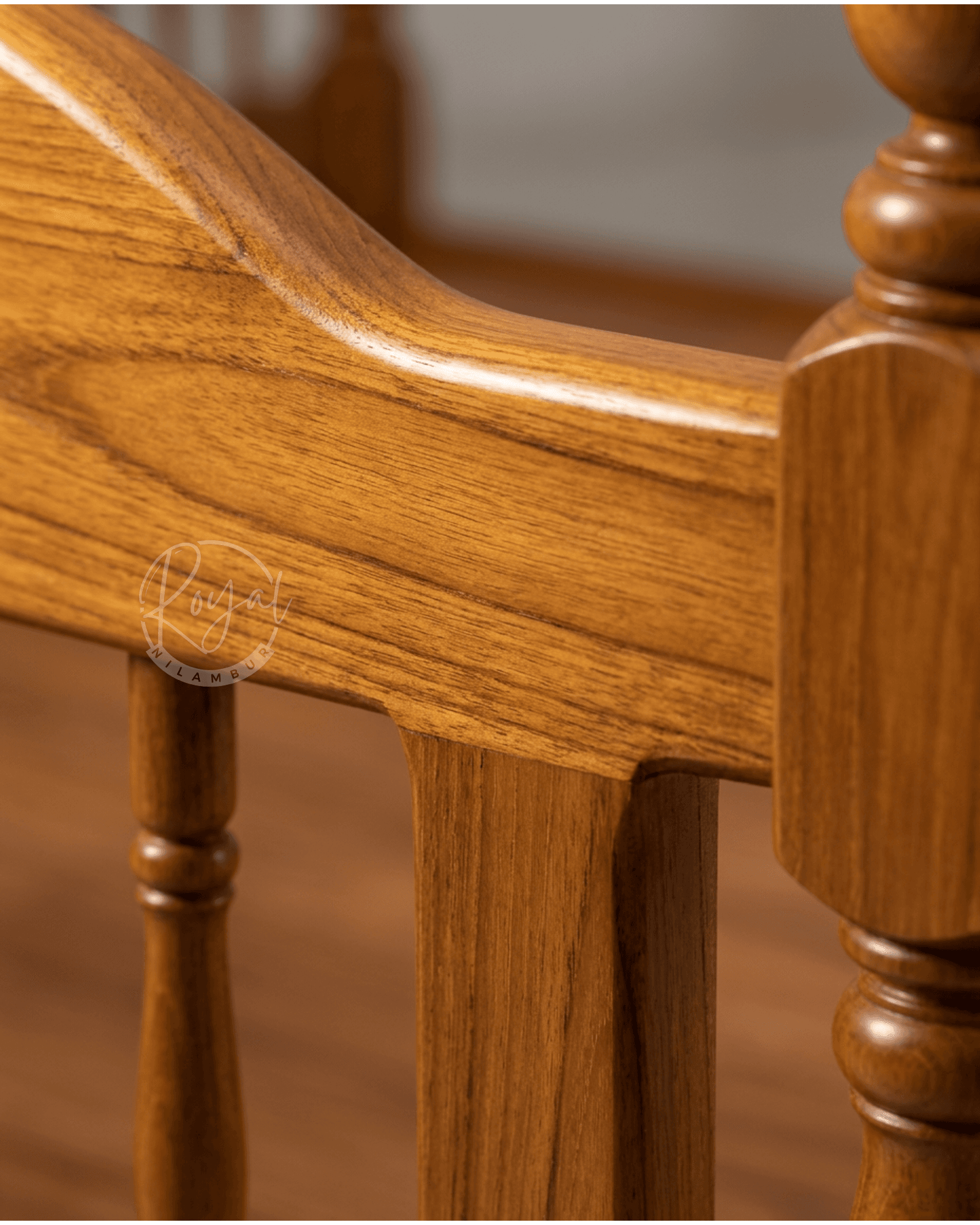 Royal Nylvar Nilambur Teak Wood Cot