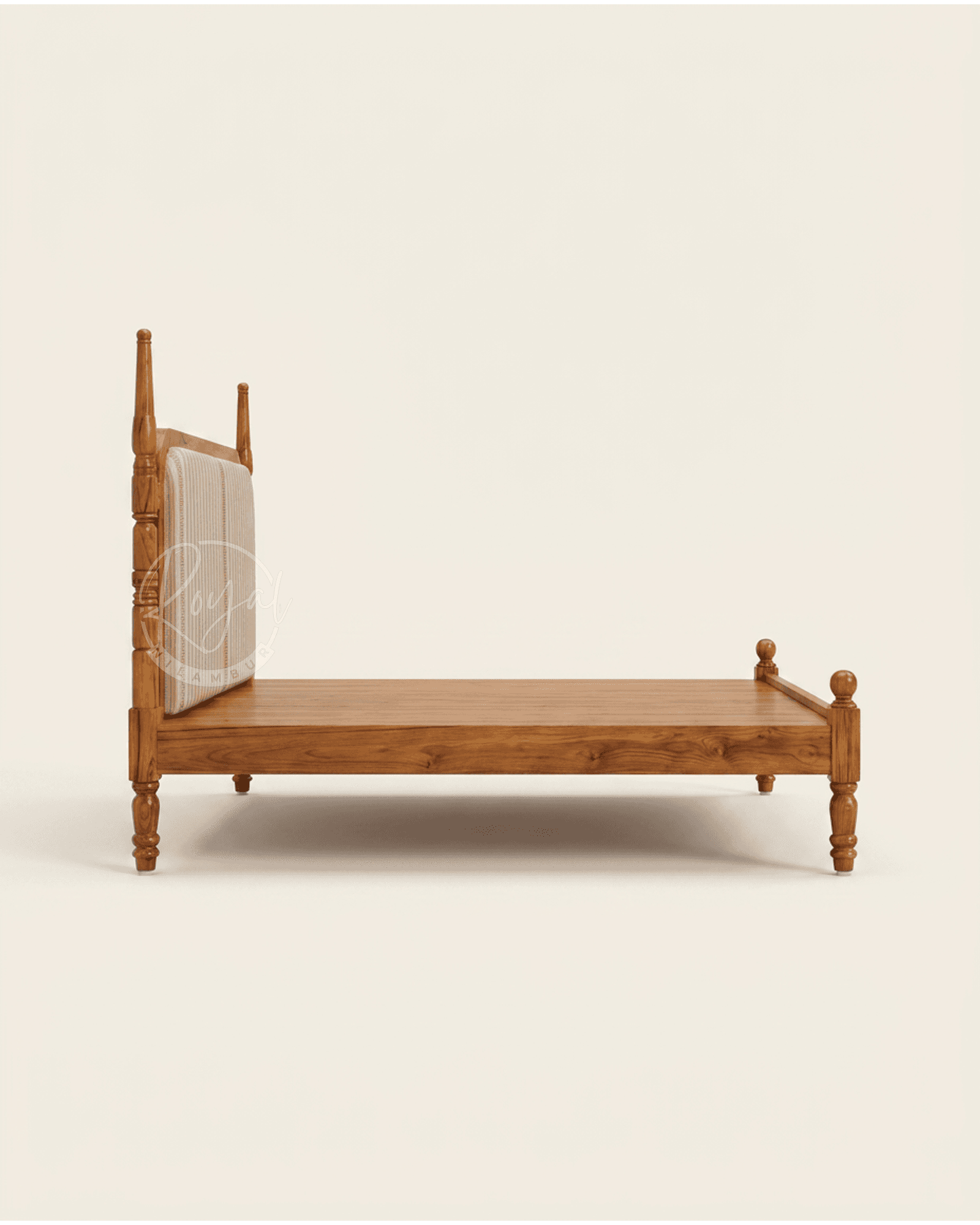 Royal Aarav Nilambur Teak Wood Cot