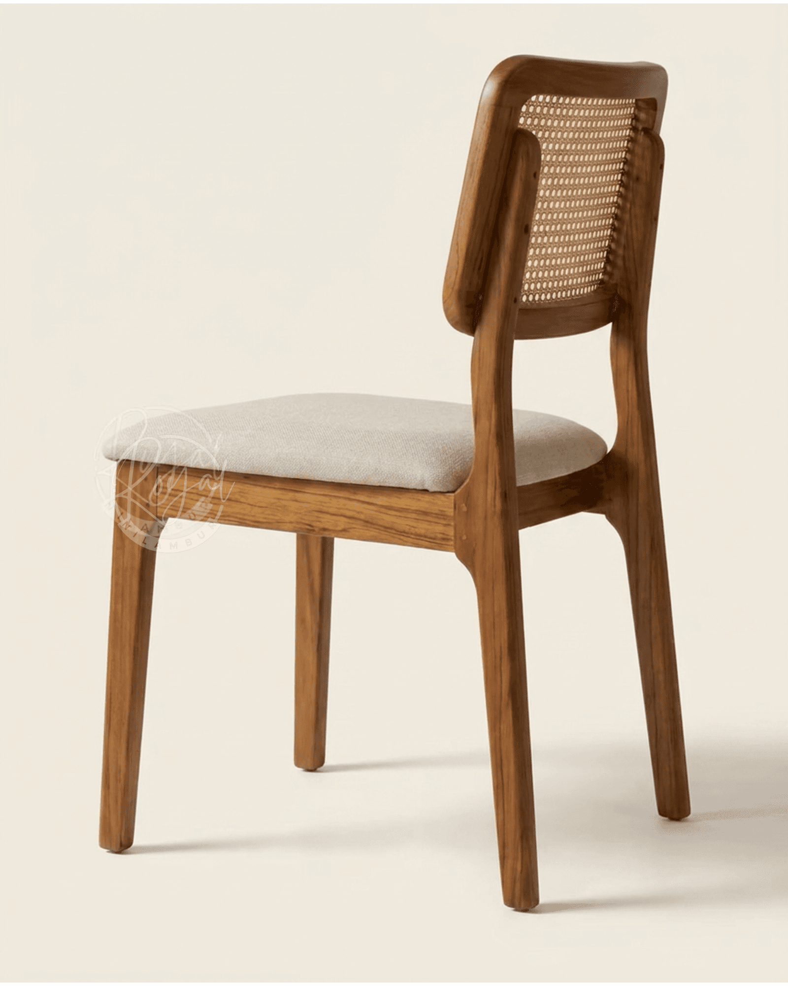 Royal Nilmaya Teak Wooden Cane Dining Set