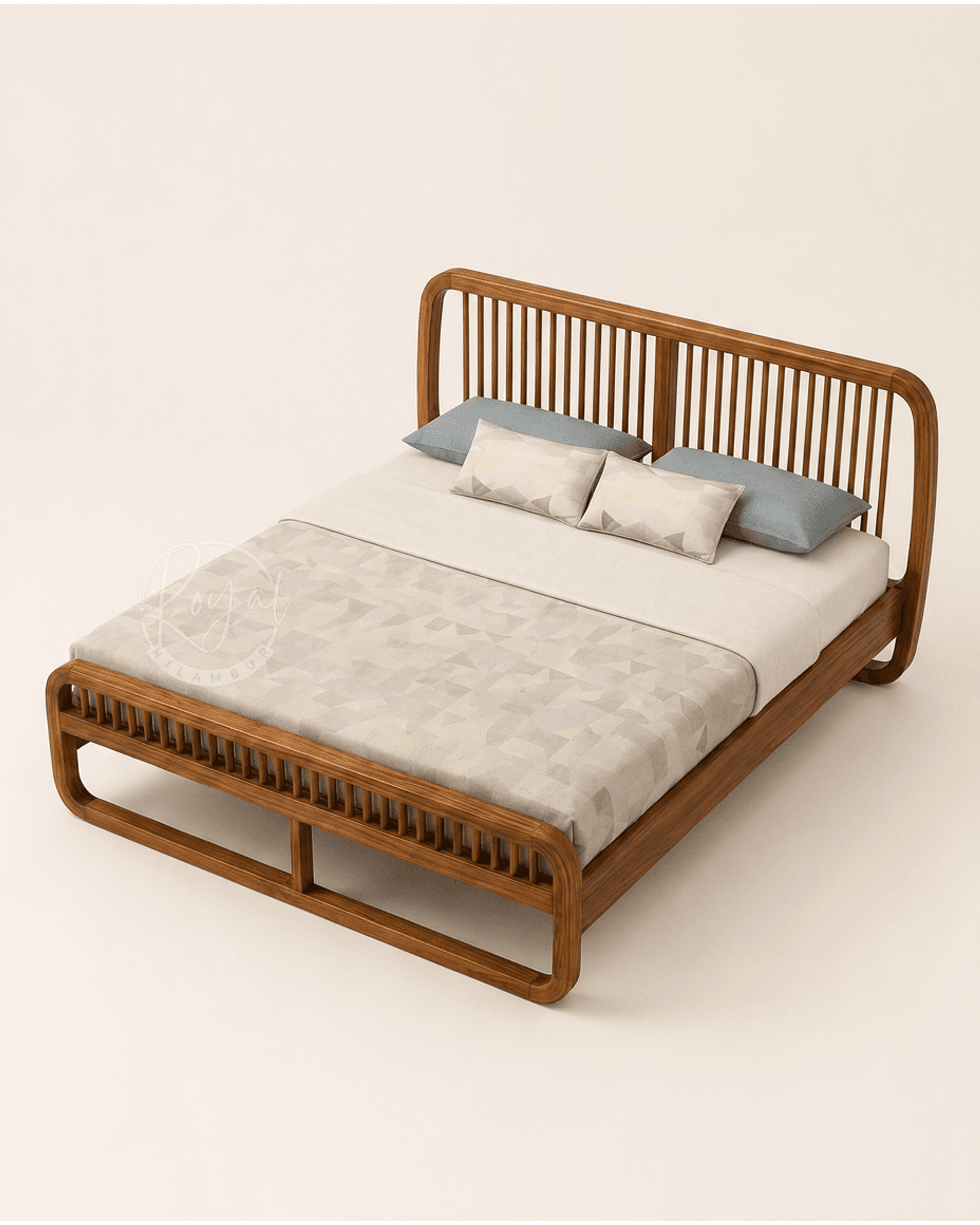Royal Savyra Nilambur Teak Wood Cot