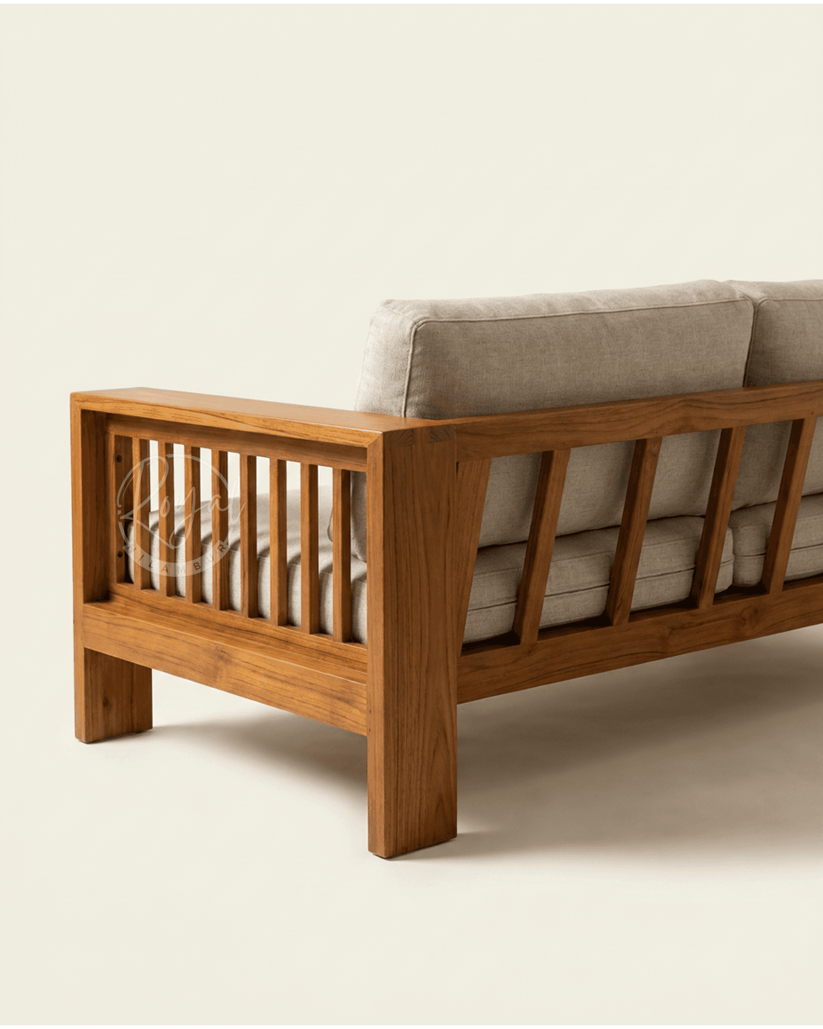 Royal Nilura Nilambur Teak Wood Sofa