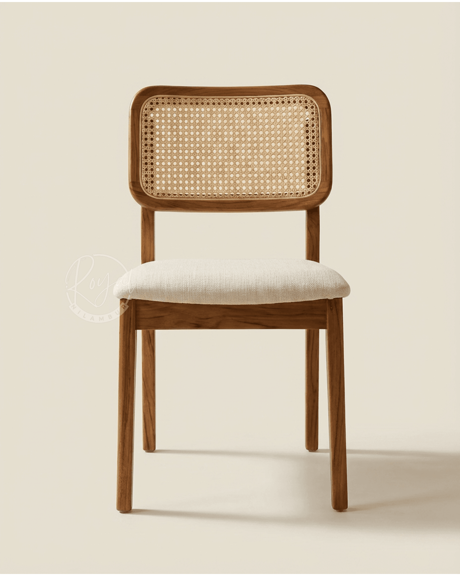 Royal Nilmaya Teak Wooden Cane Dining Set