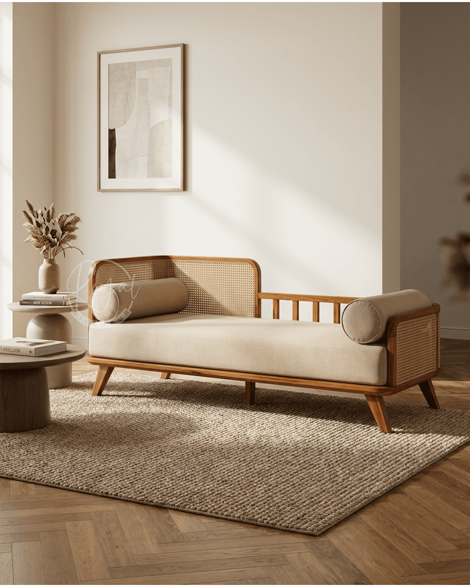 Royal Sythra Nilambur Teak Wood Divan Bed