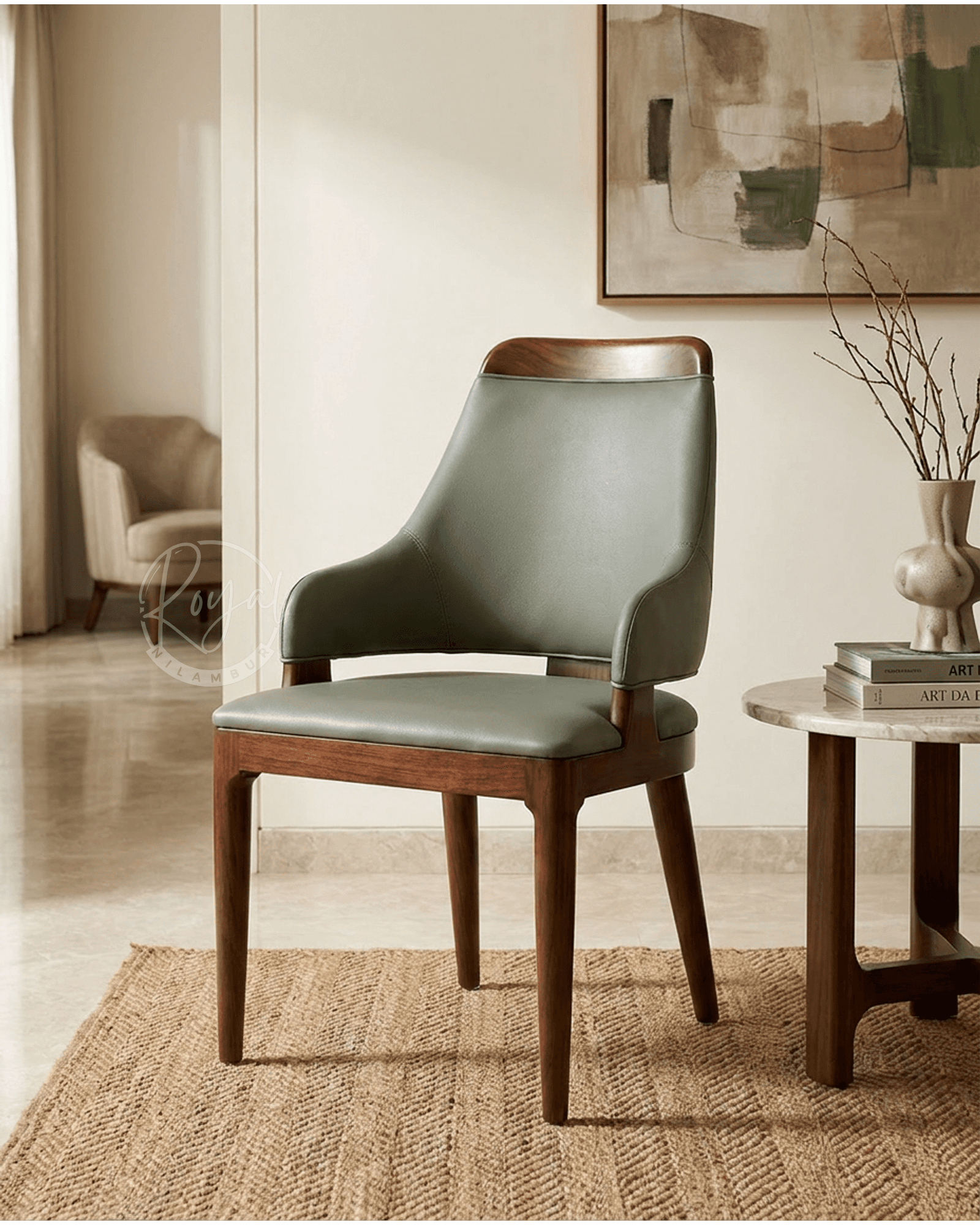 Royal Sitaro Nilambur Teak Wood Dining Chair