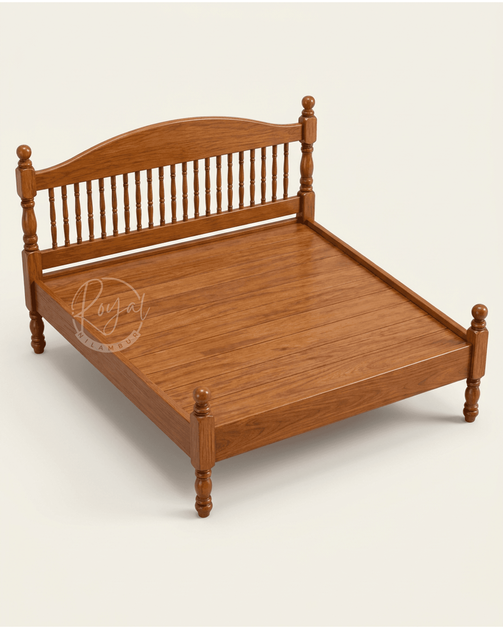 Royal Nylvar Nilambur Teak Wood Cot