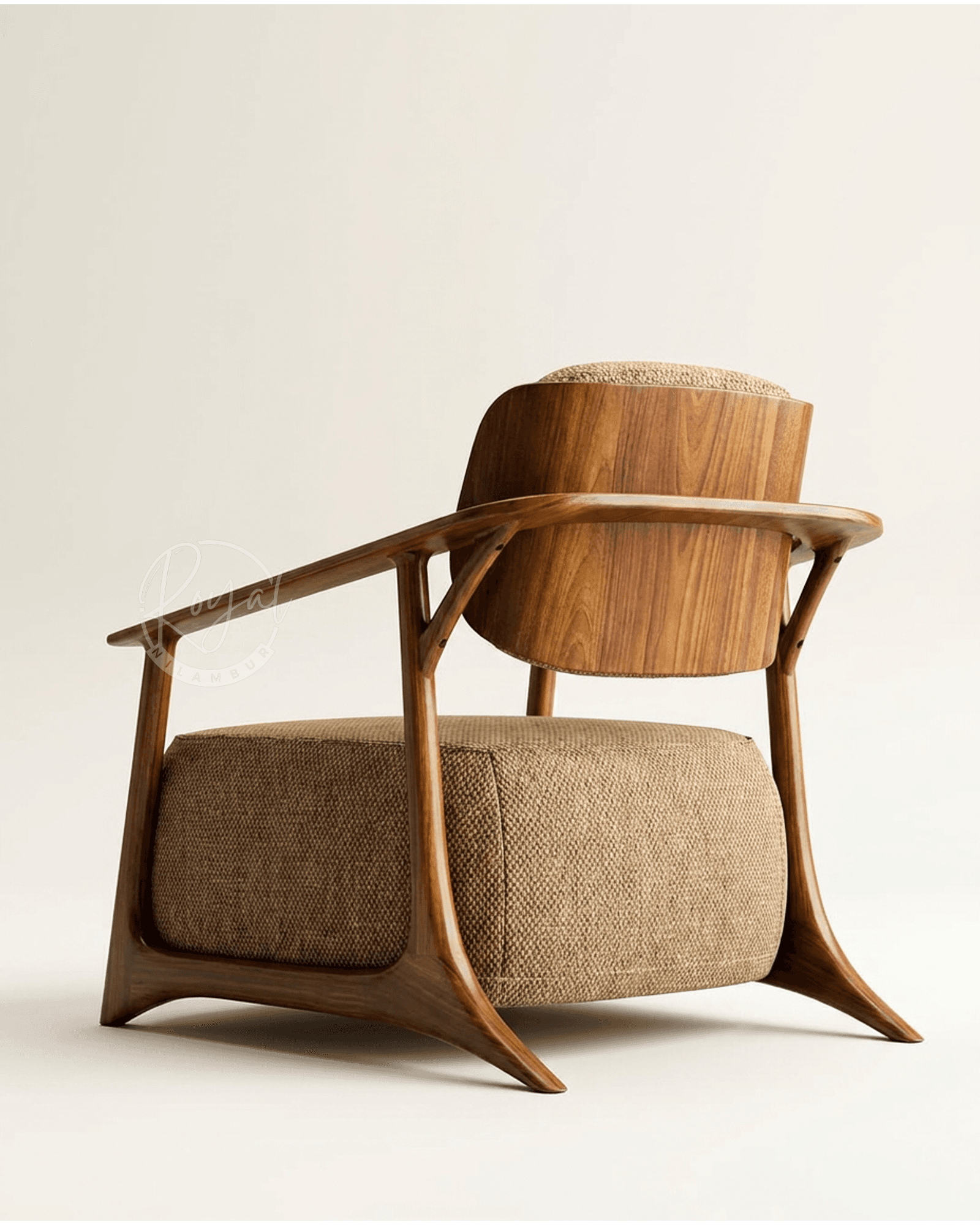 Royal Elvaya Nilambur Teak Wood Arm Chair
