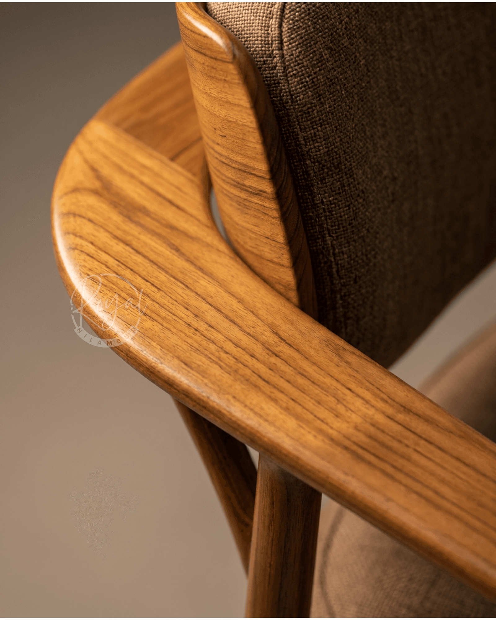 Royal Elvaya Nilambur Teak Wood Arm Chair
