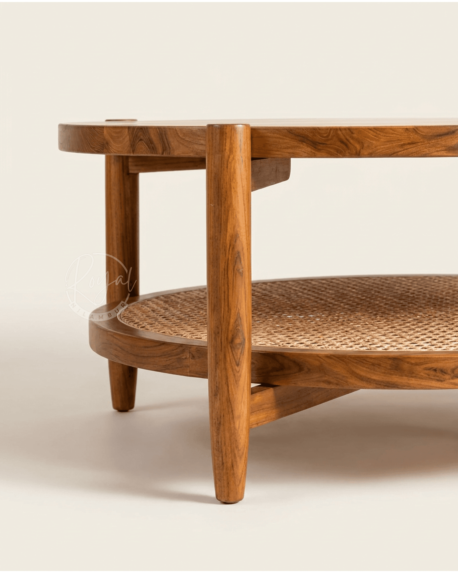 Royal Teakon Nilambur Teak Coffe Table