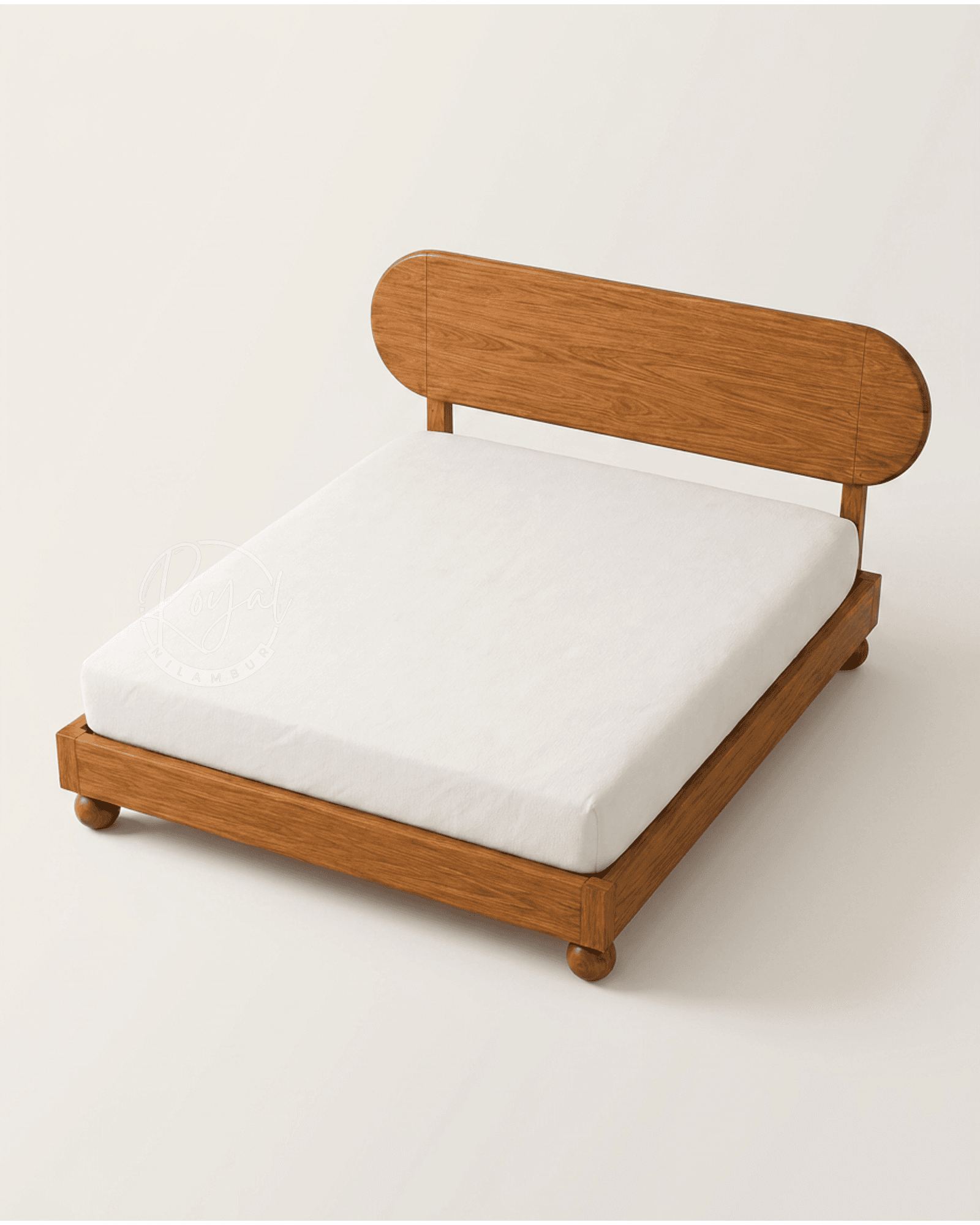 Royal Karyza Nilambur Teak Wood Cot