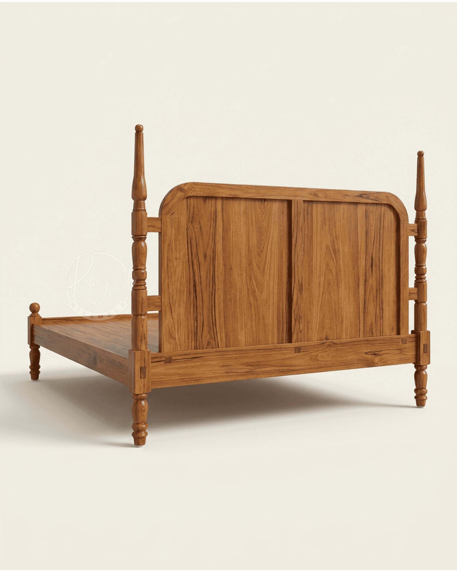 Royal Aarav Nilambur Teak Wood Cot