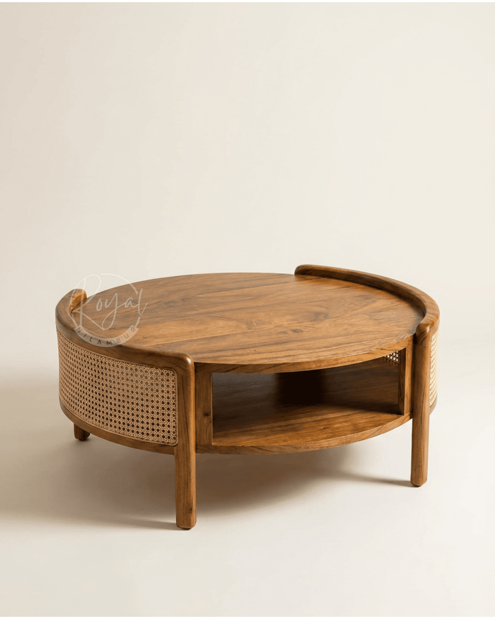 Royal Venyx Nilambur Teak Wood Coffee Table