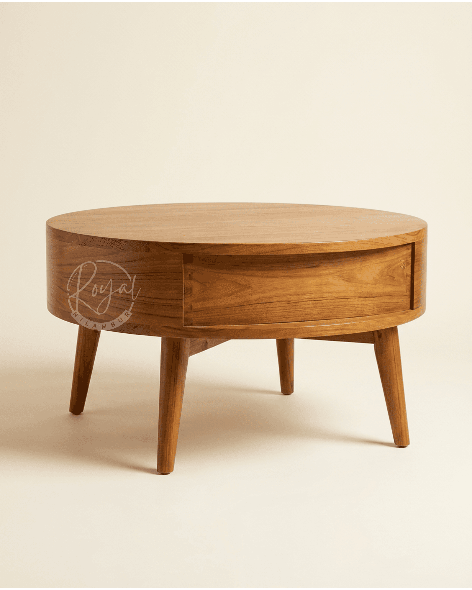 Royal Azythra Nilambur Teak Wood Coffee Table