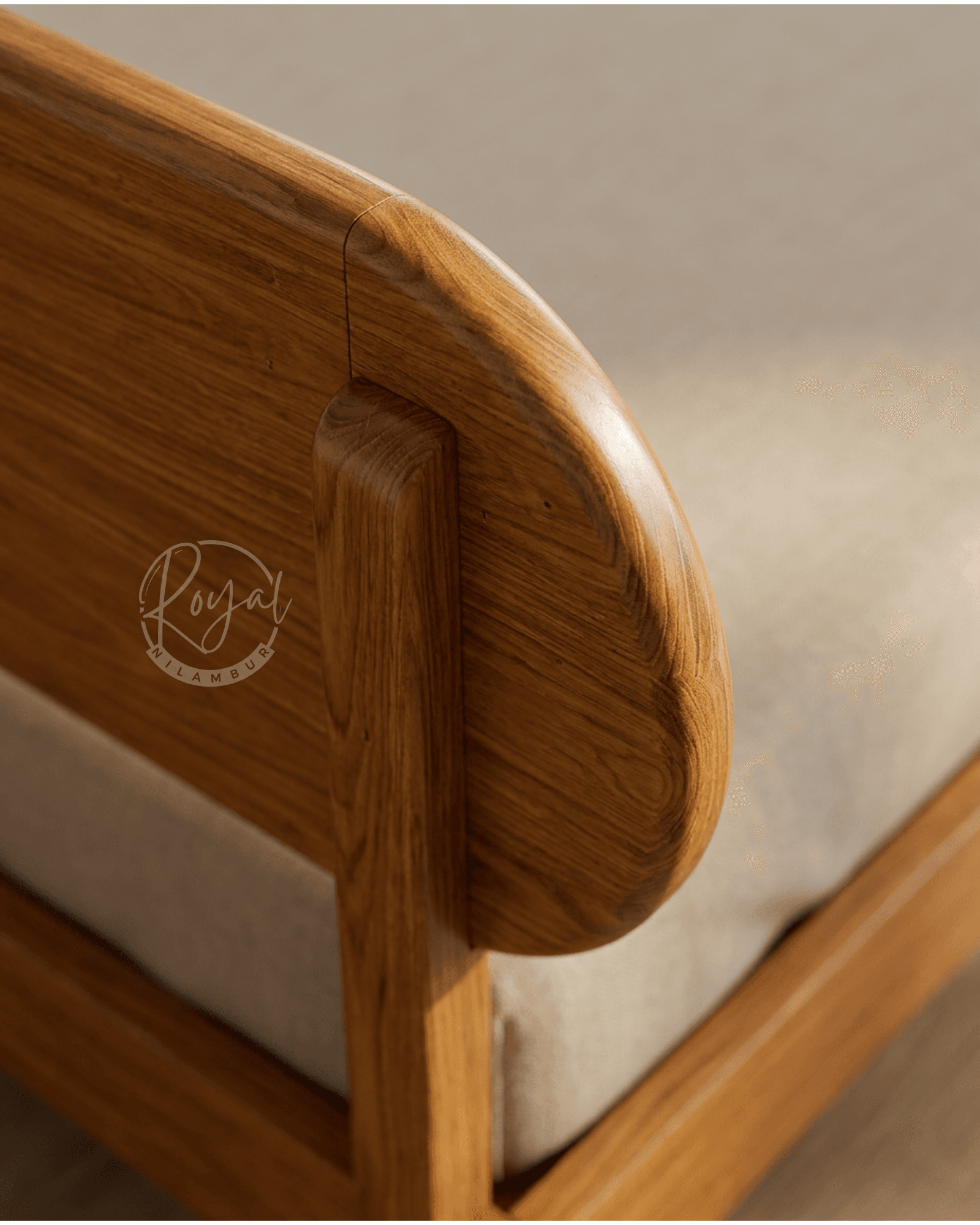 Royal Karyza Nilambur Teak Wood Cot
