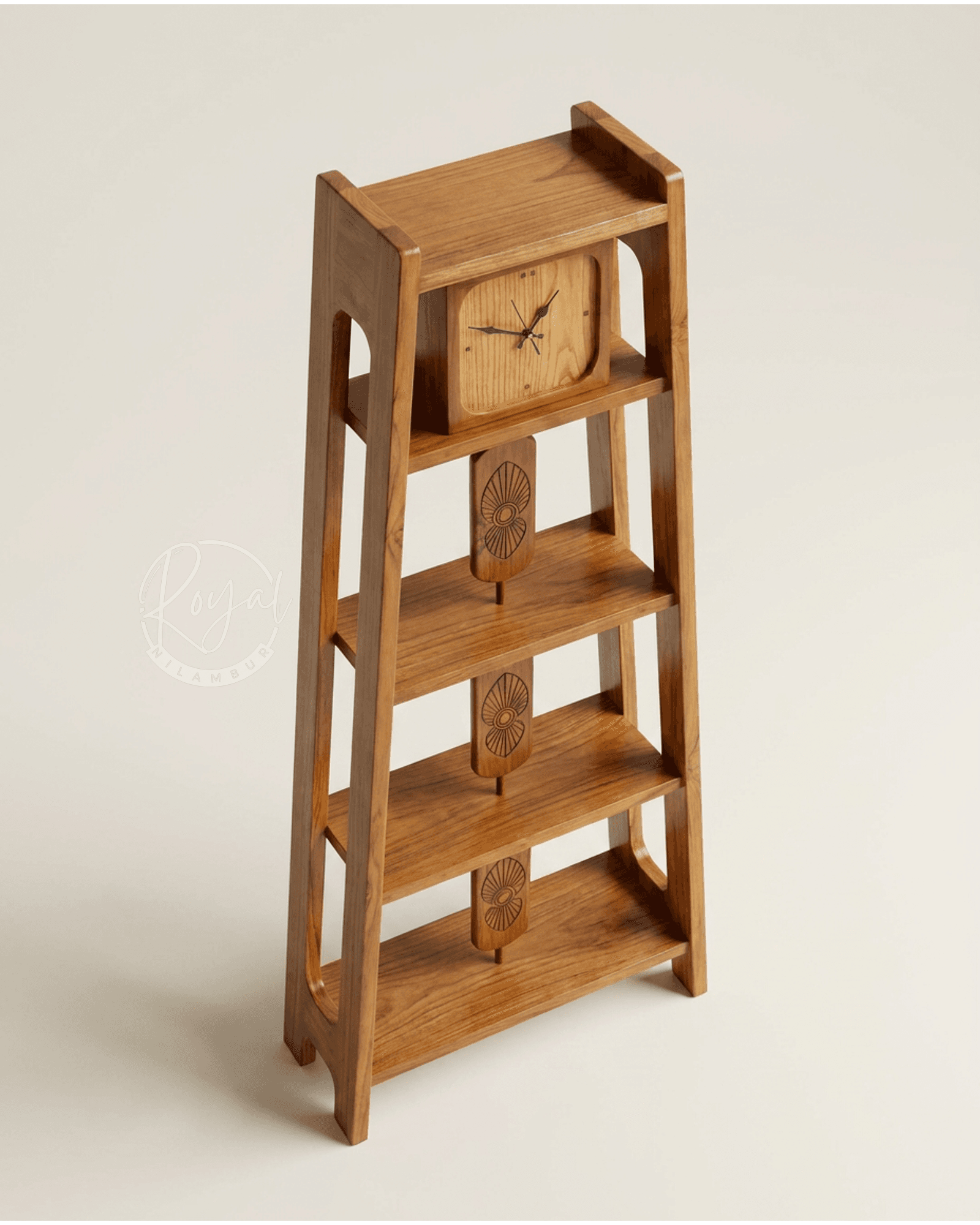Royal Armaniya Nilambur Teak Wood Corner Stand