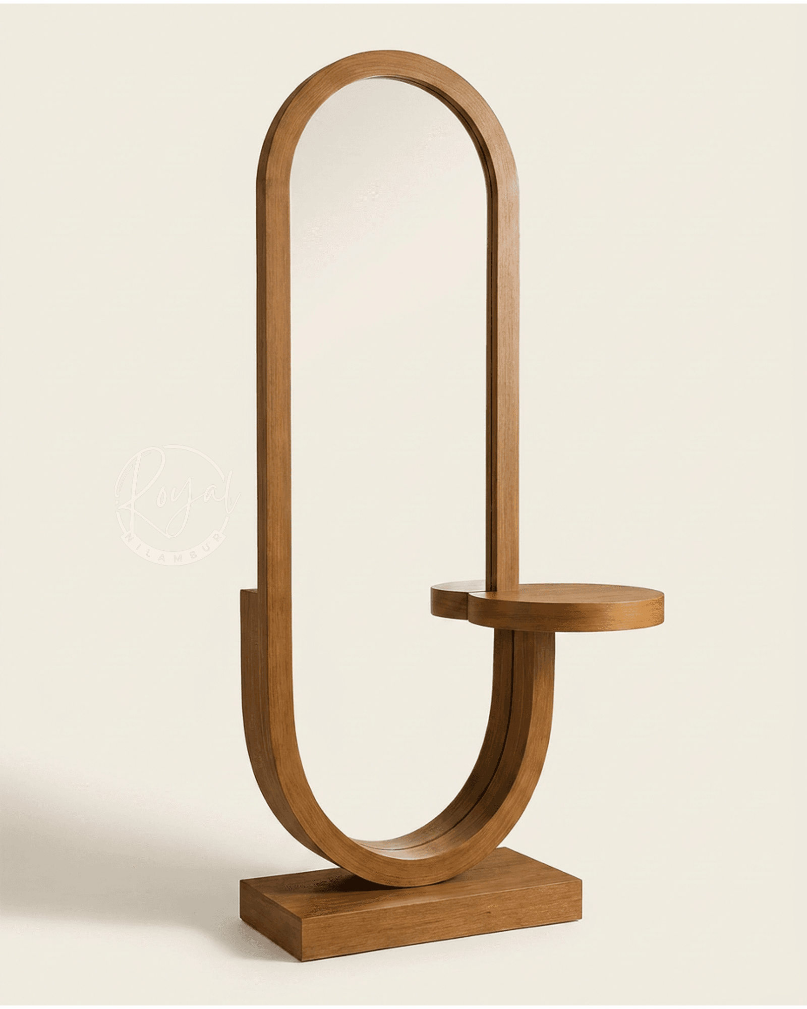 Royal Zyran Nilambur Teak Wood Dressing Table