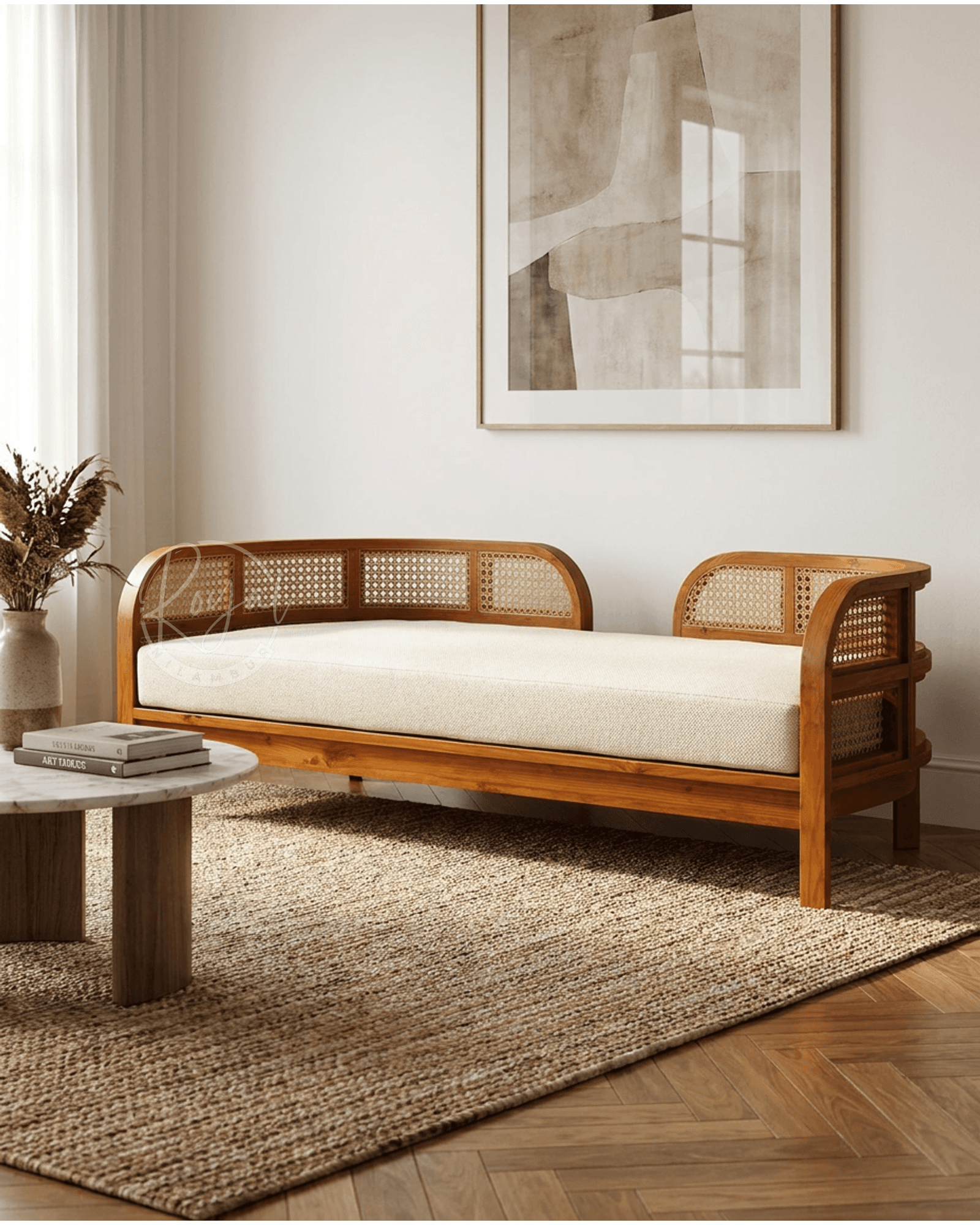 Royal Arvyn Nilambur Teak Wood Divan Bed