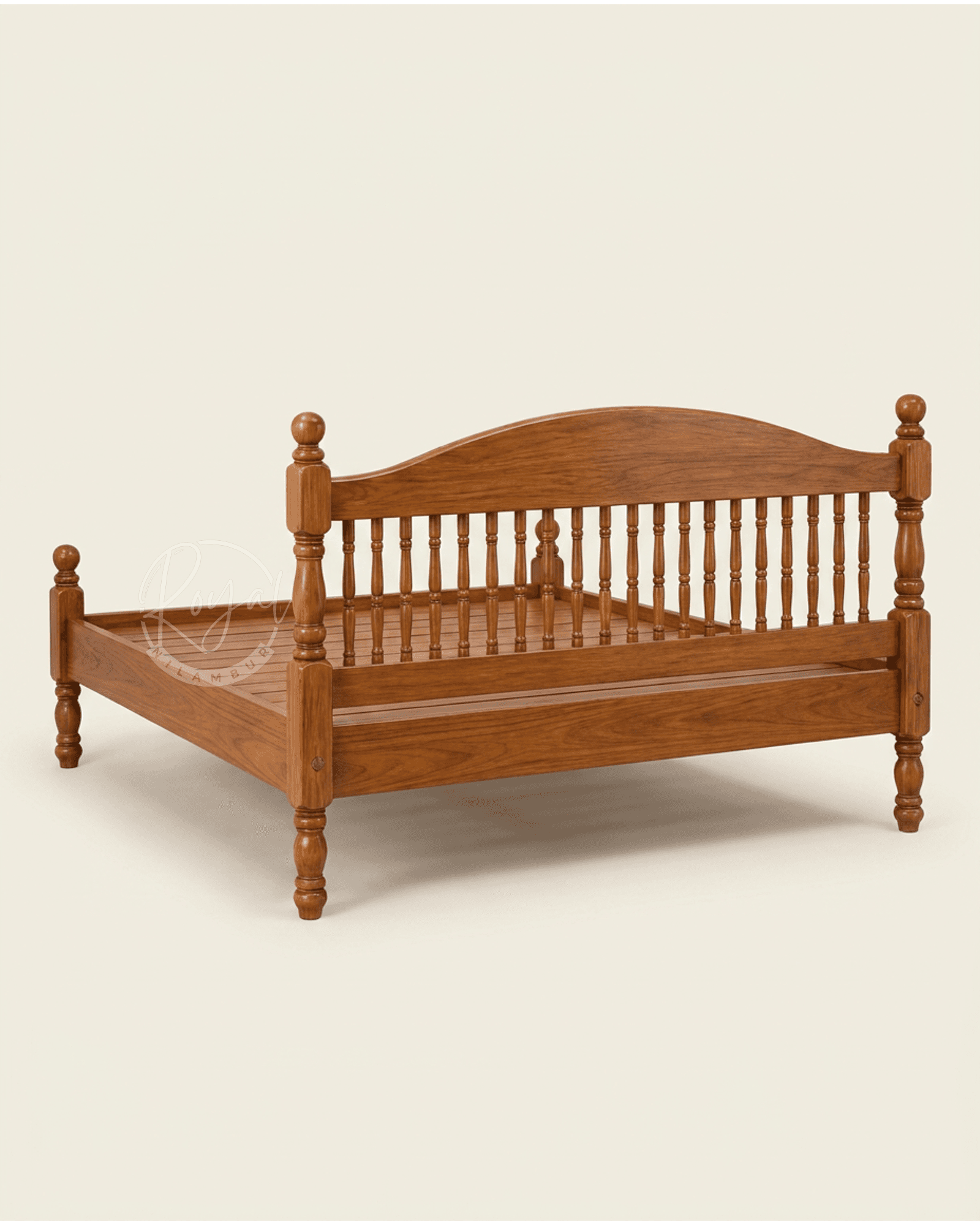 Royal Nylvar Nilambur Teak Wood Cot