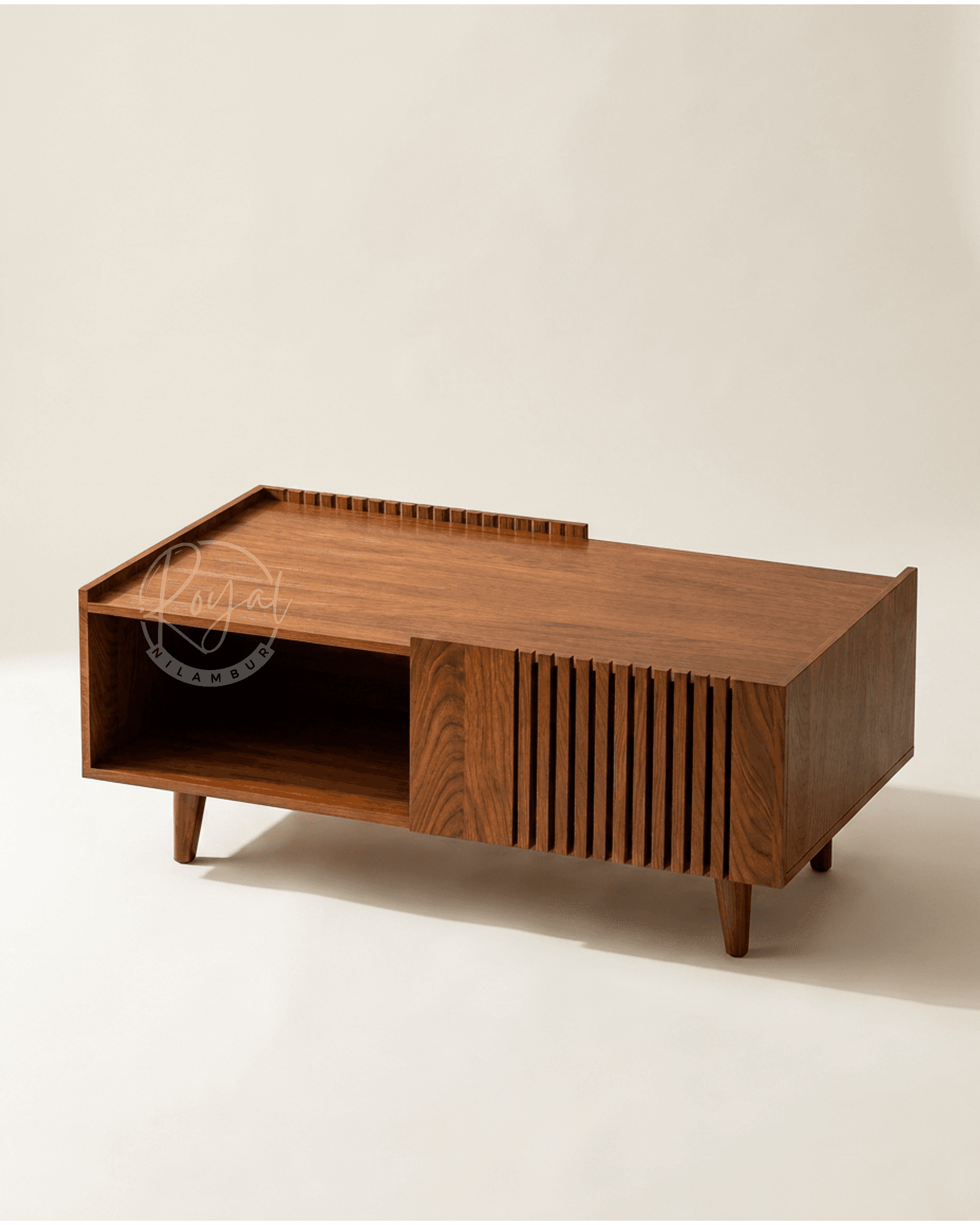 Royal Nivra Nilambur Teak Wood Coffee Table