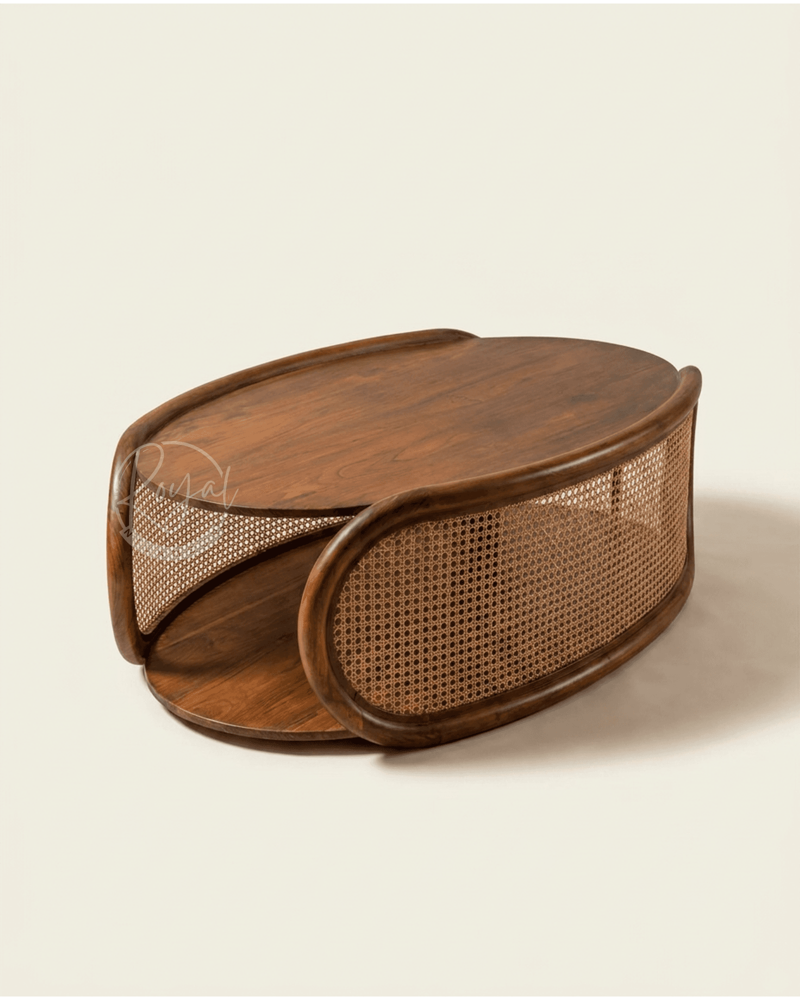 Royal Anvya Nilambur Teak Wood Coffee Table