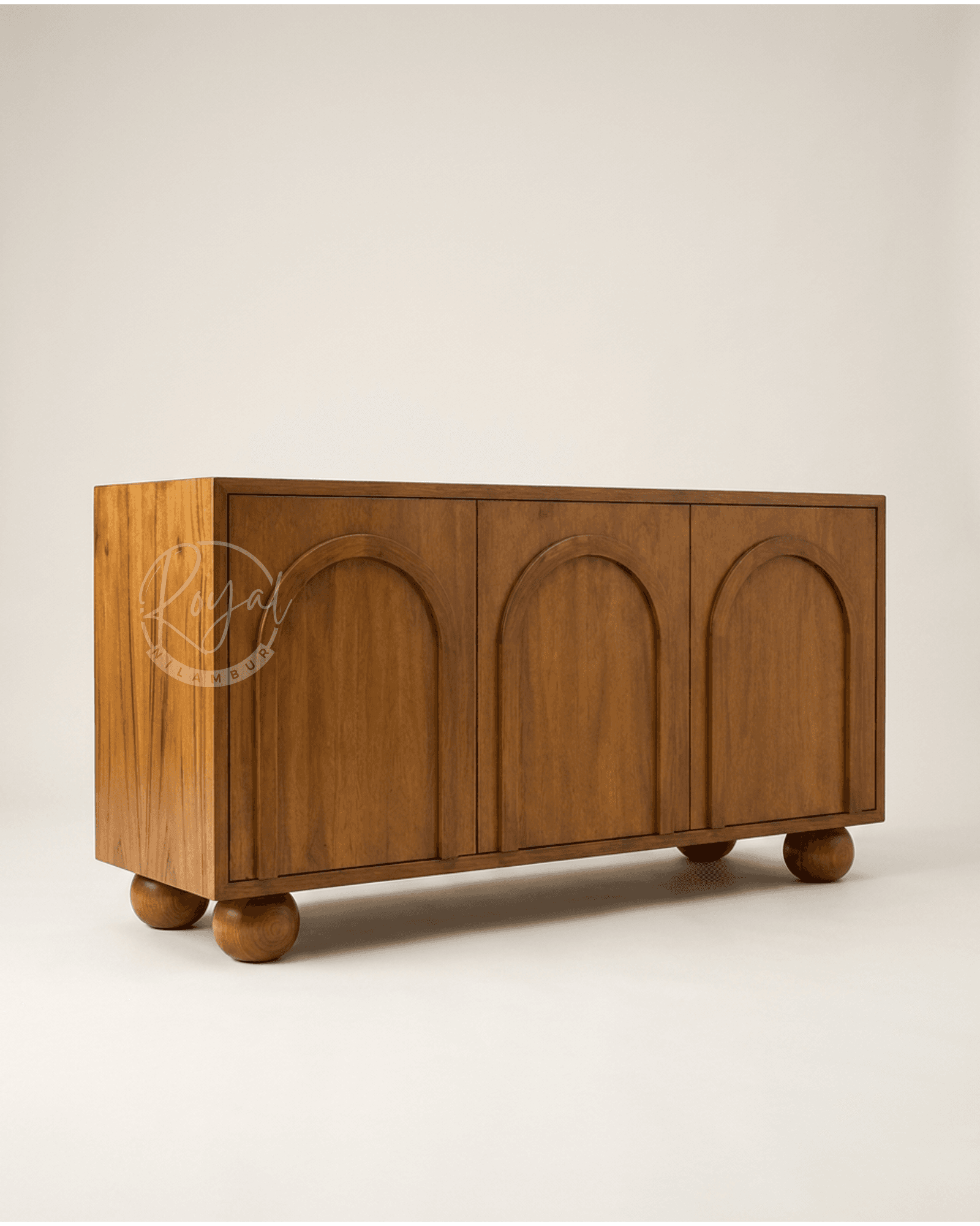 Royal Virana Nilambur Teak Wood Console Table