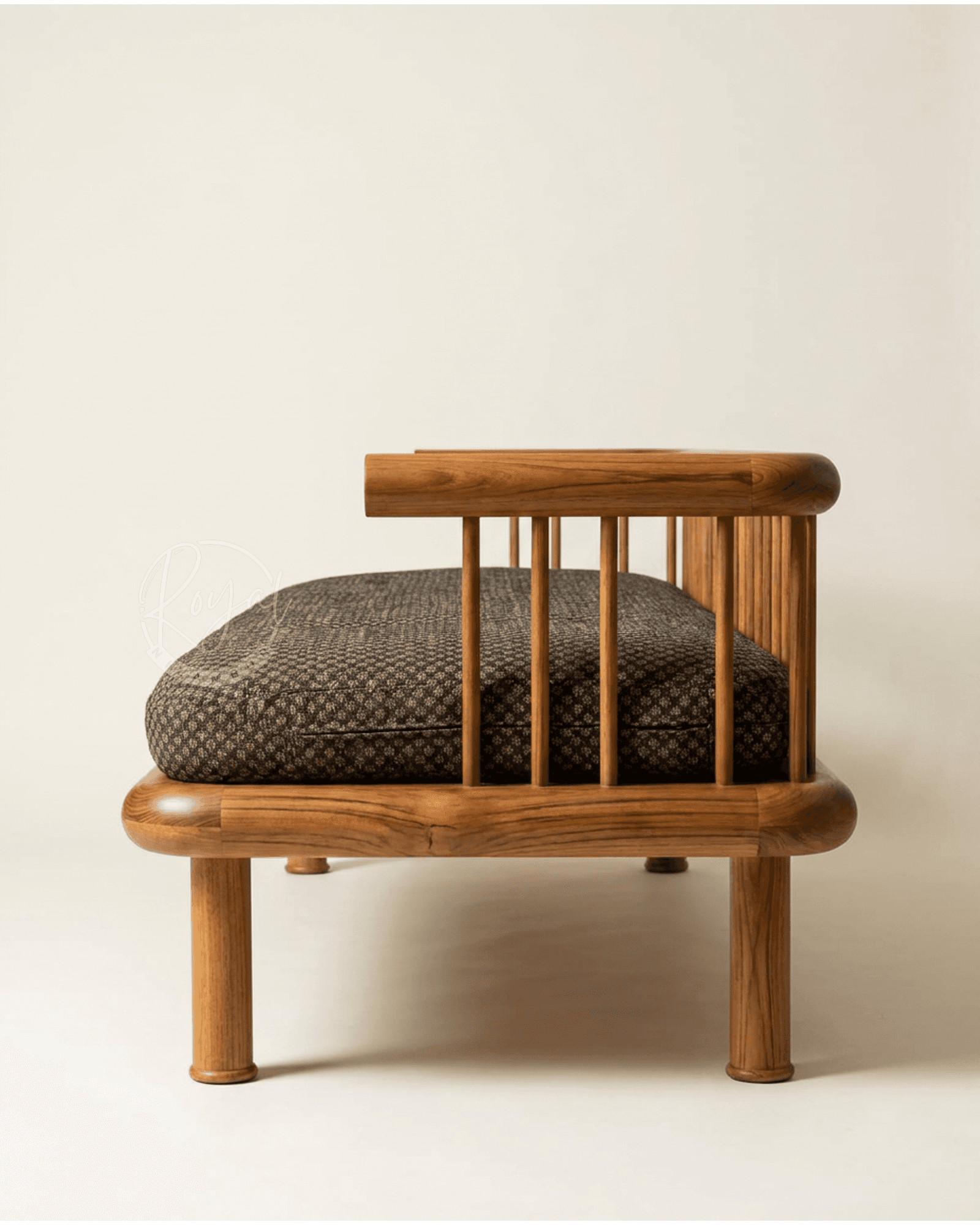 Royal Tevry Nilambur Teak Wood Sofa