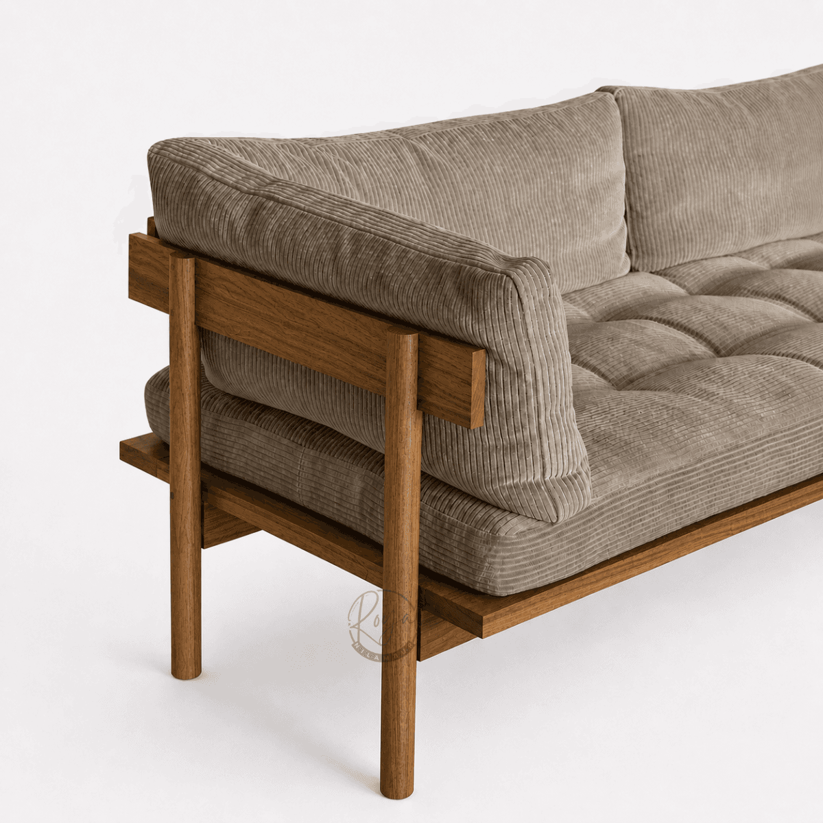 Royal Rytha Nilambur Teak Wood Sofa