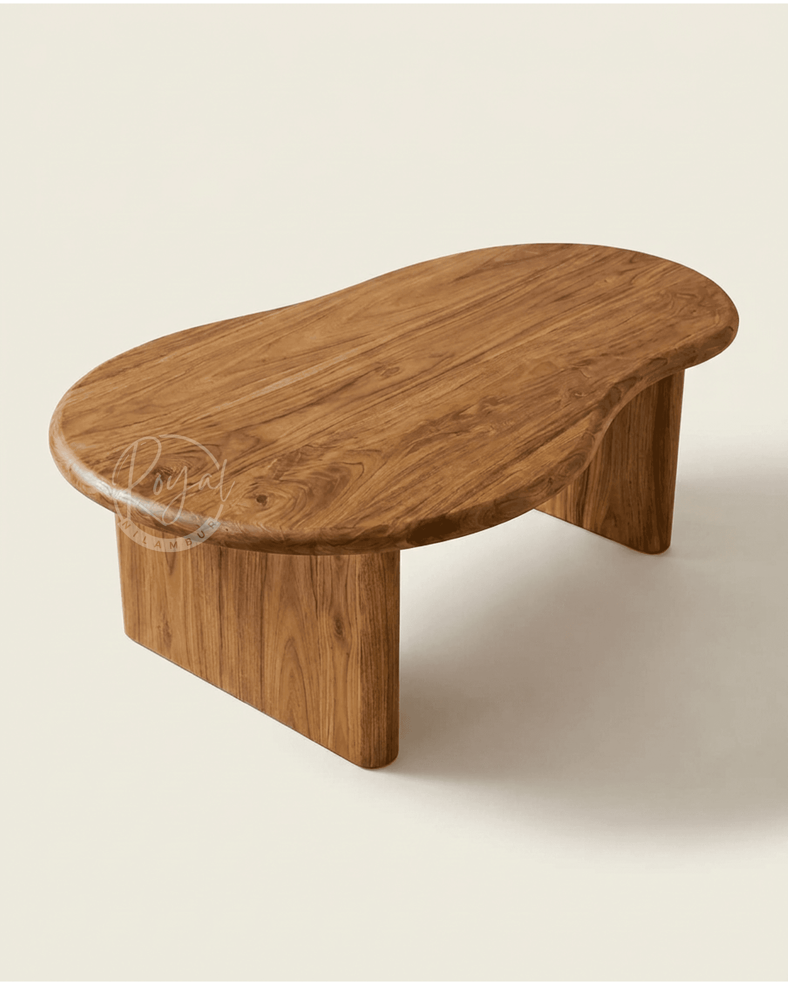 Royal Mougly Nilambur Teak Wood Coffee Table