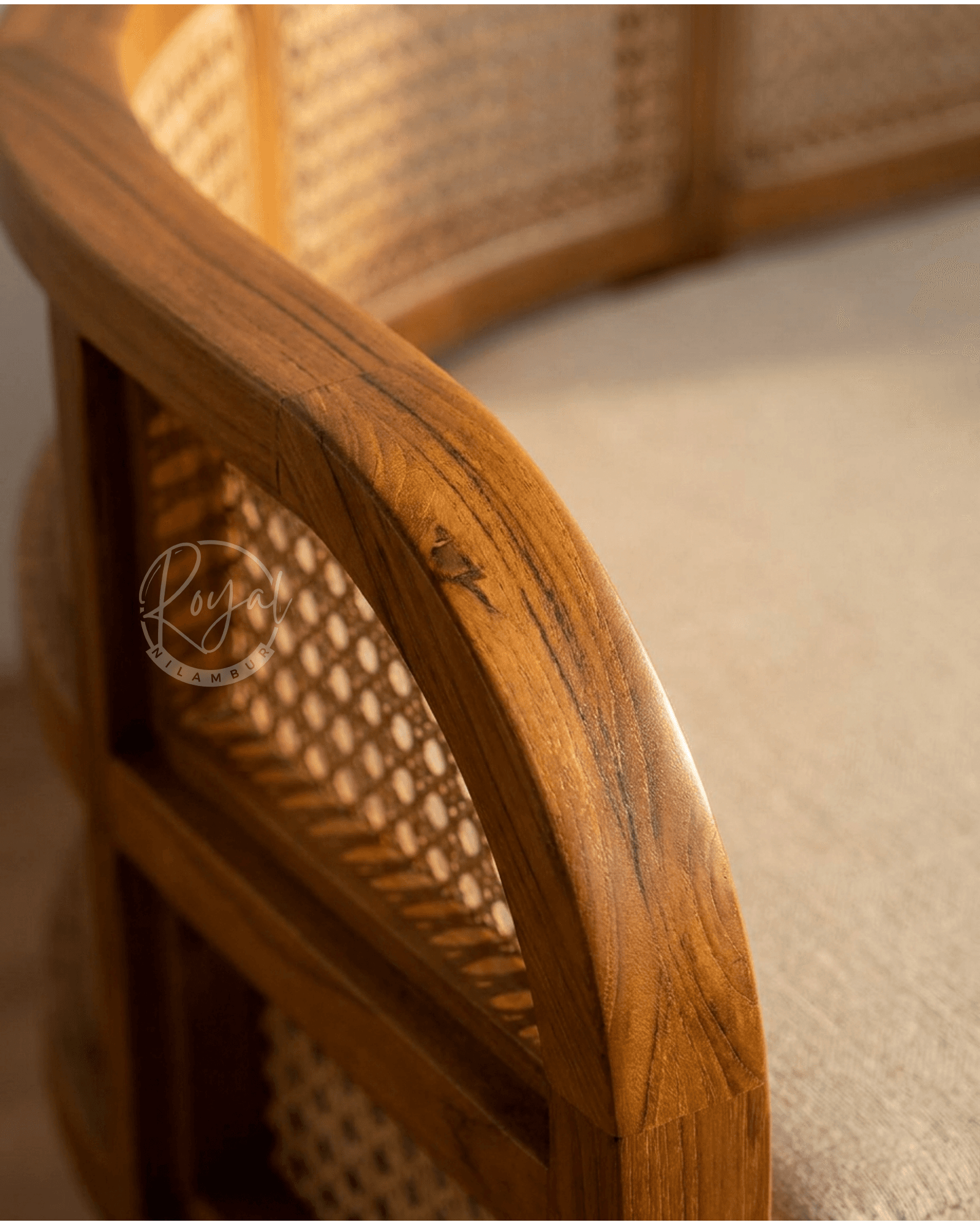 Royal Arvyn Nilambur Teak Wood Divan Bed
