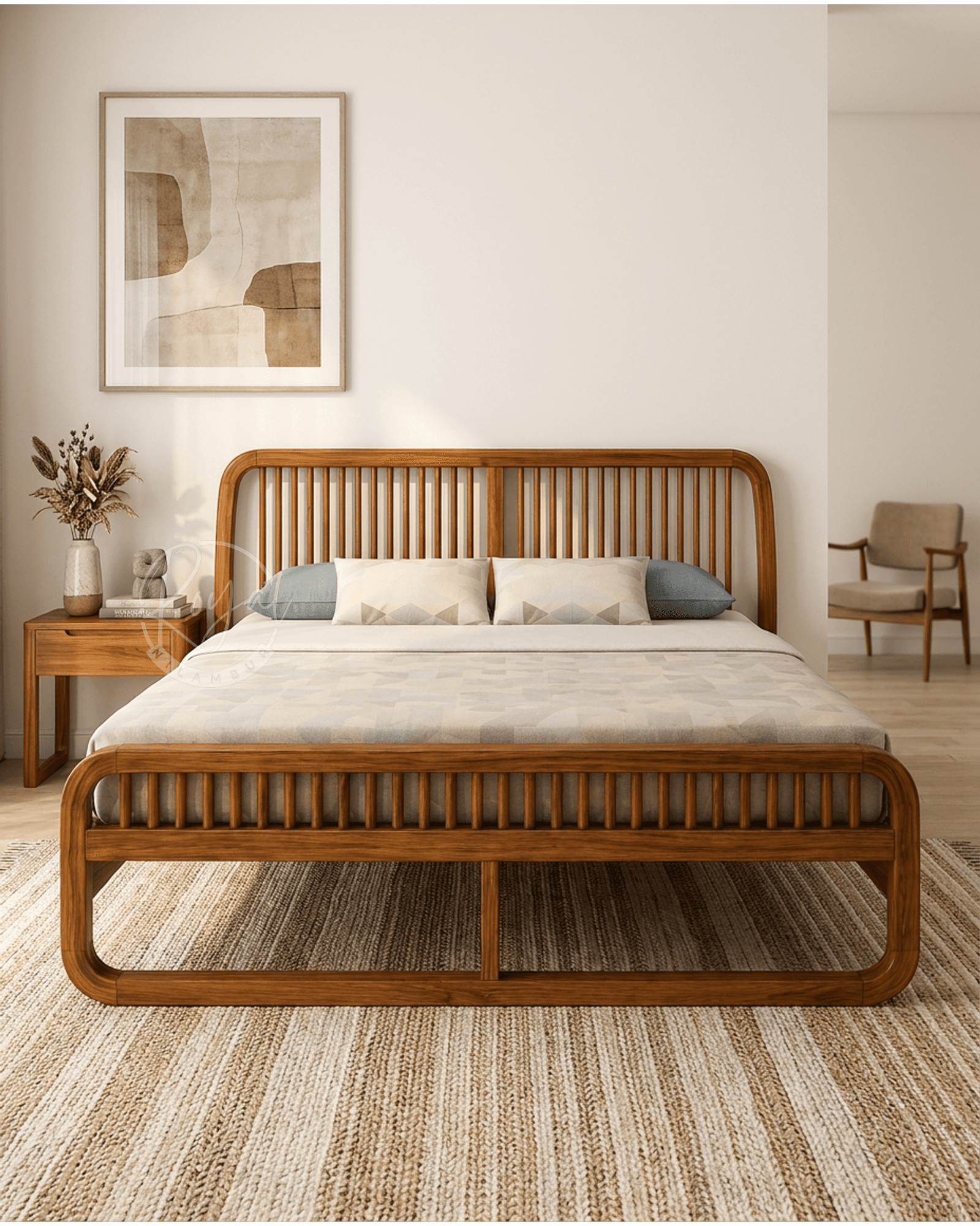 Royal Savyra Nilambur Teak Wood Cot