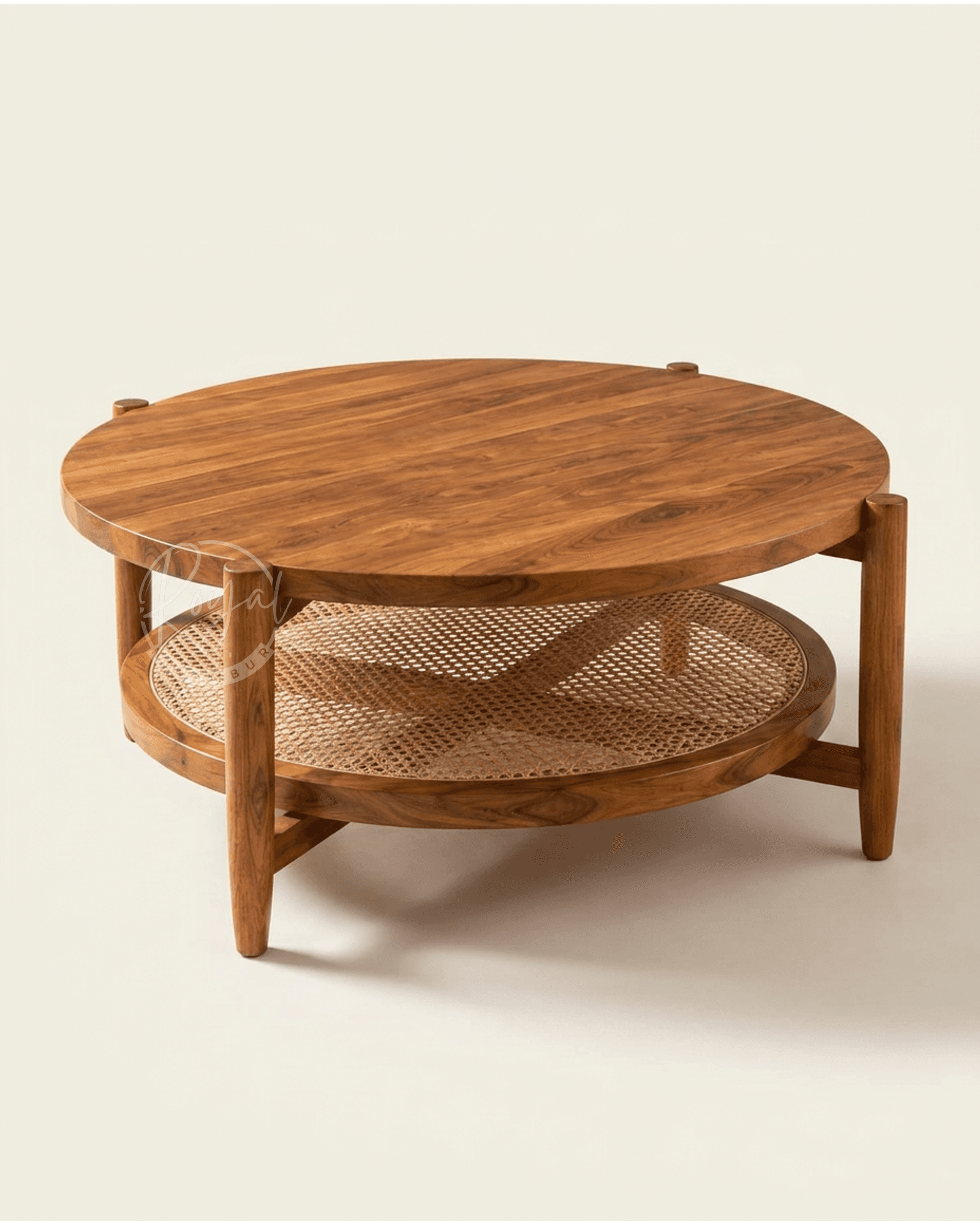 Royal Teakon Nilambur Teak Coffe Table