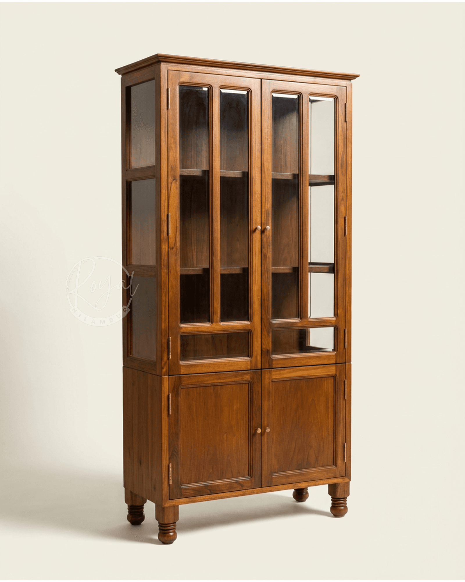 Royal Veero Nilambur Teak Wood Cabinet