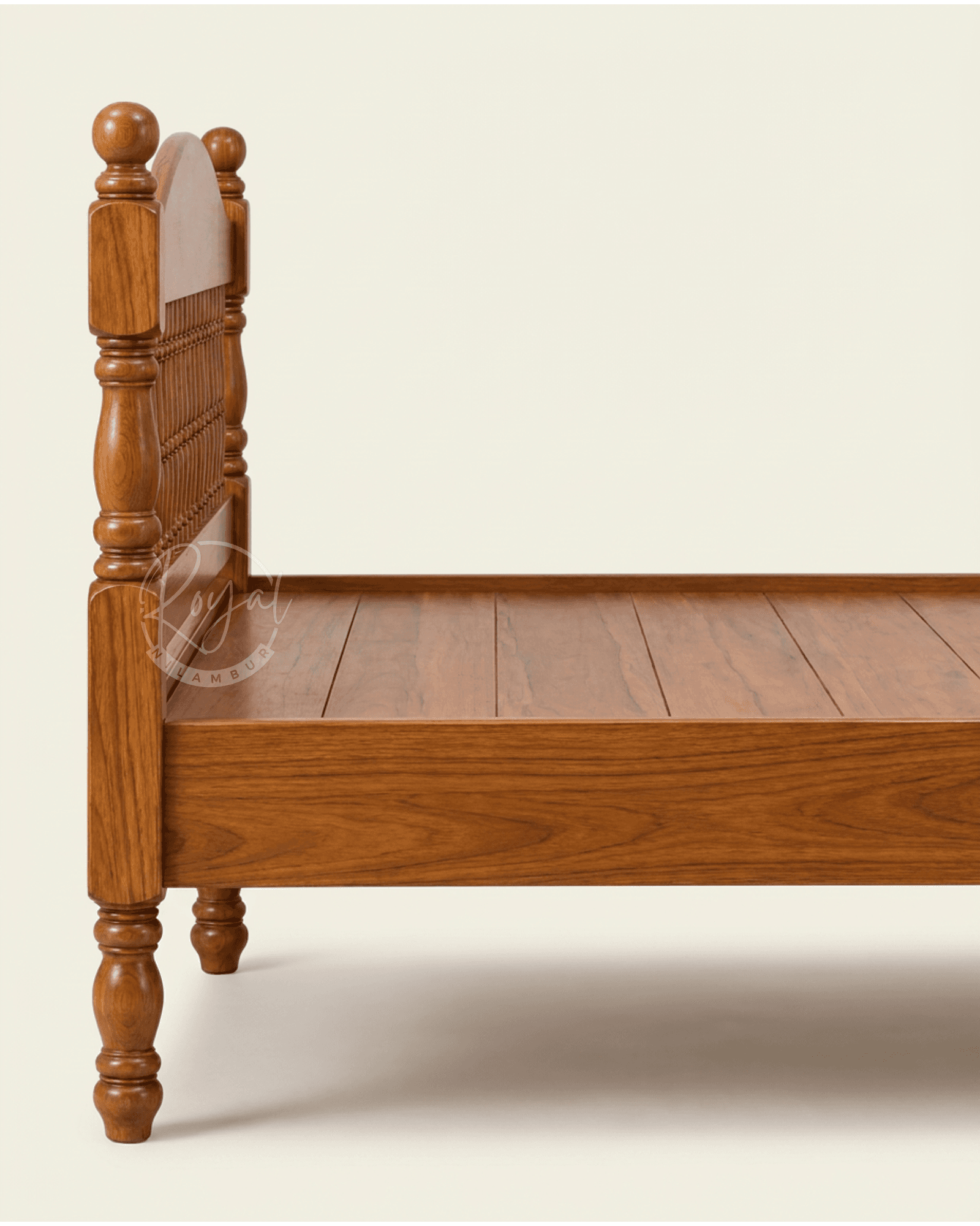 Royal Nylvar Nilambur Teak Wood Cot