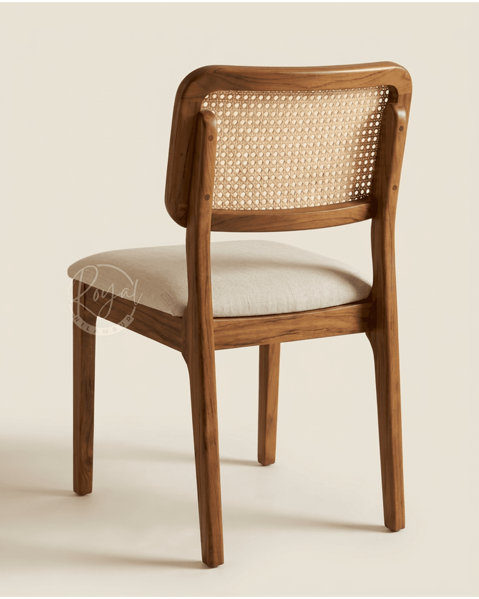 Royal Nilmaya Teak Wooden Cane Dining Set