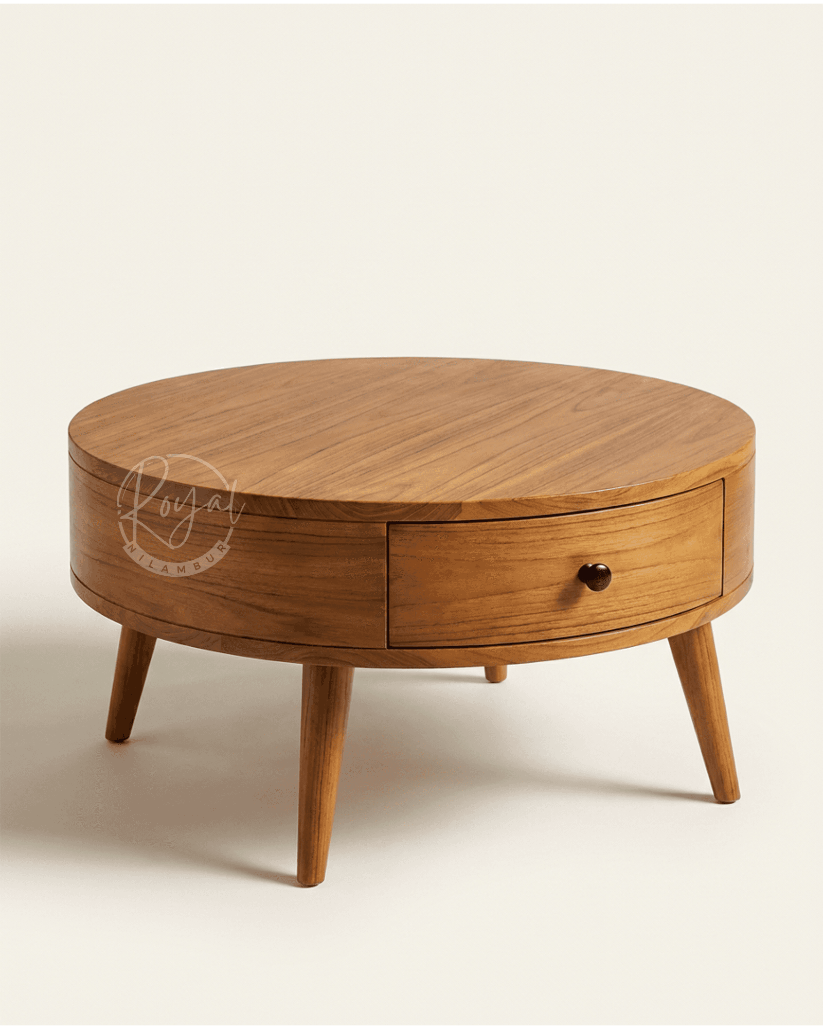 Royal Azythra Nilambur Teak Wood Coffee Table