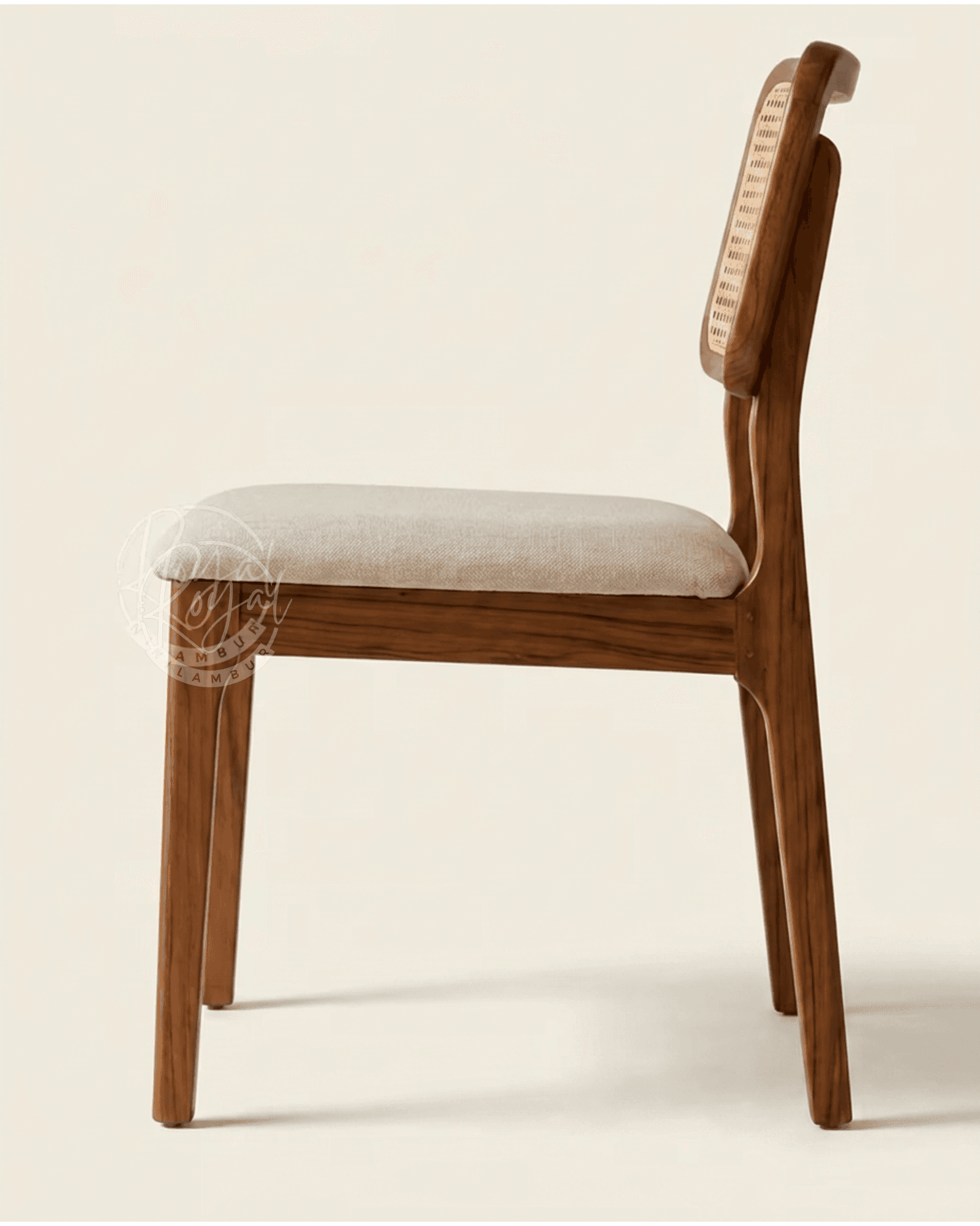 Royal Nilmaya Teak Wooden Cane Dining Set