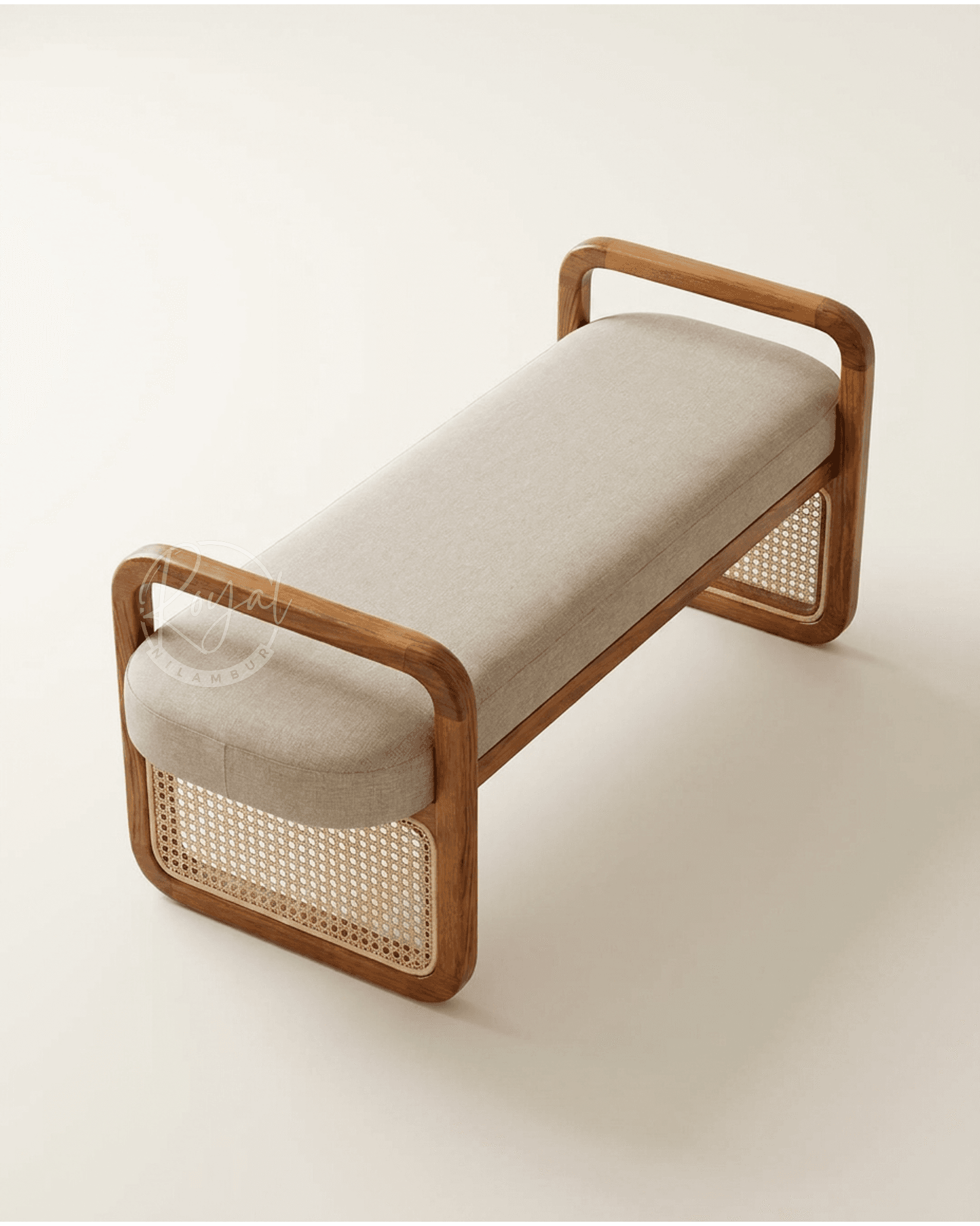 Royal Styra Nilambur Teak Wood Bench