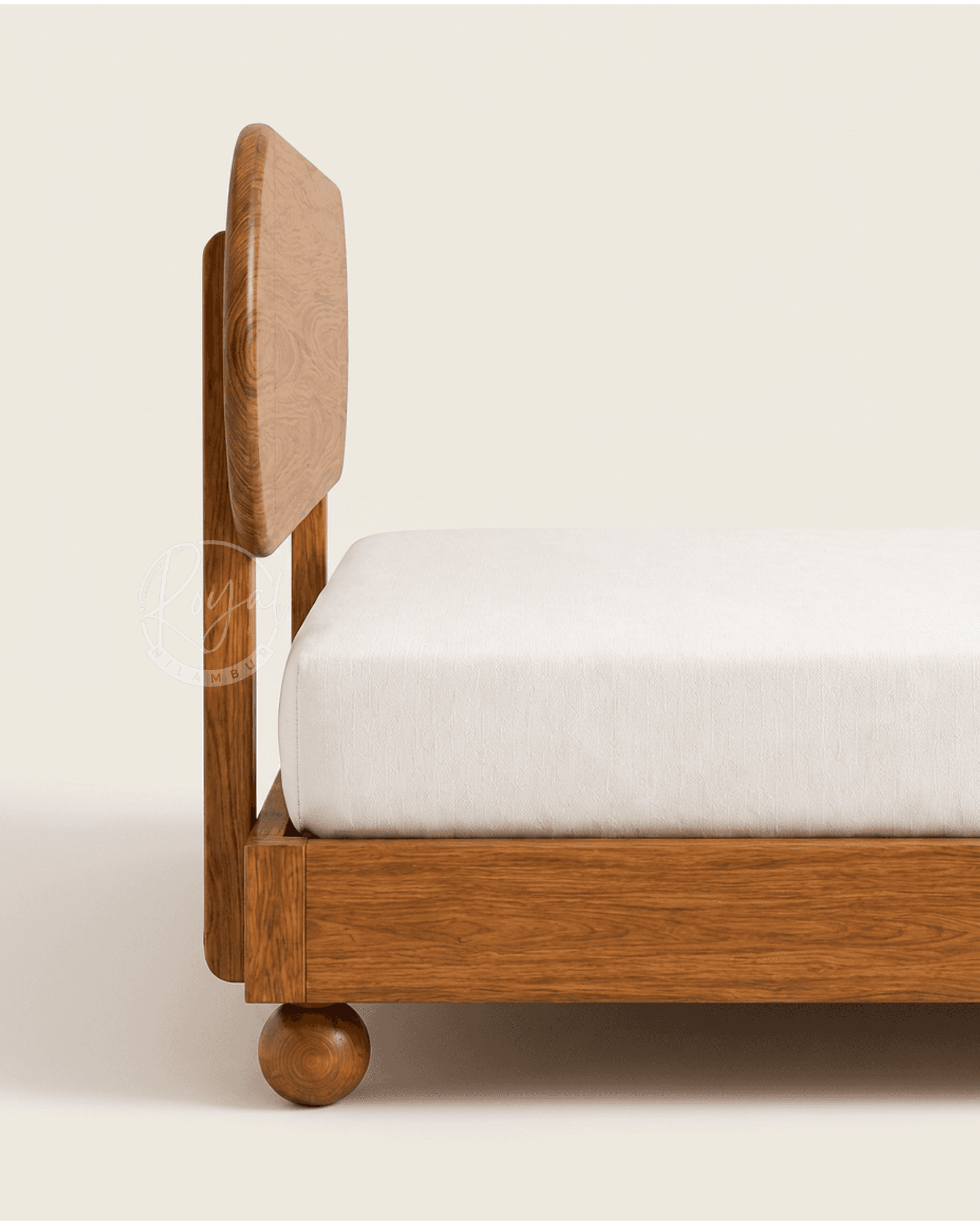 Royal Karyza Nilambur Teak Wood Cot