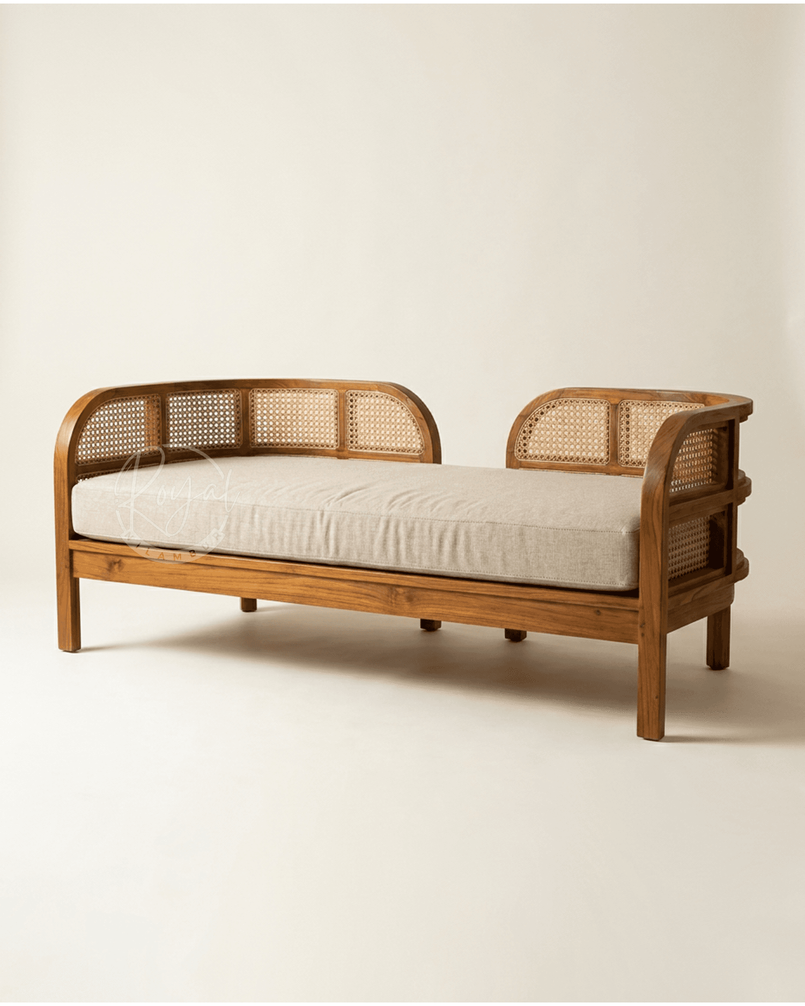 Royal Arvyn Nilambur Teak Wood Divan Bed