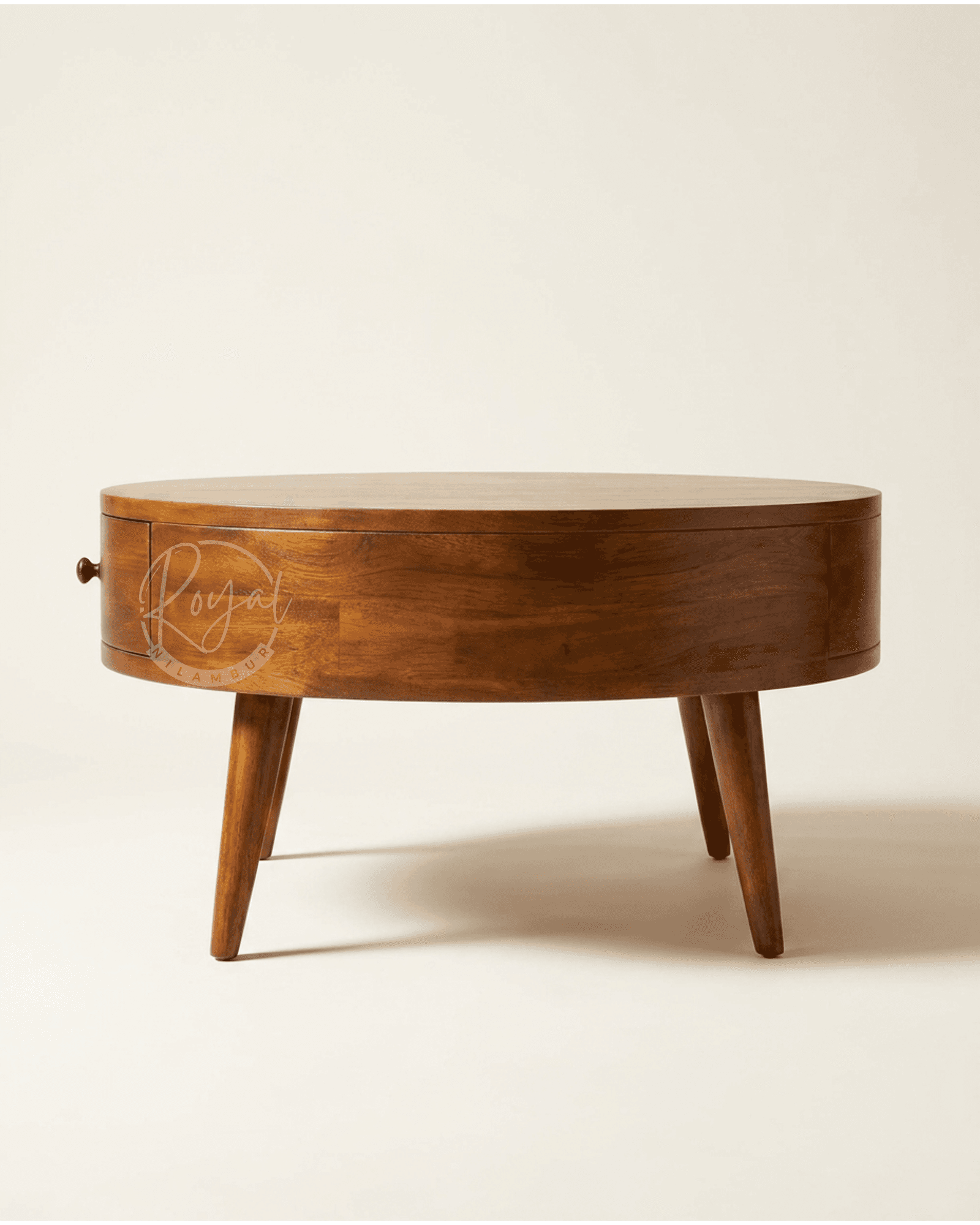 Royal Azythra Nilambur Teak Wood Coffee Table