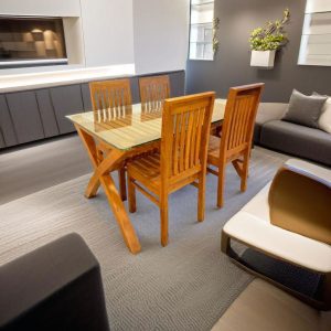 nilambur teak wood dining table