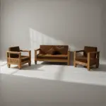 Royal Rytha Nilambur Teak Wood Sofa