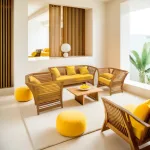 Nilambur teak wood sofa set