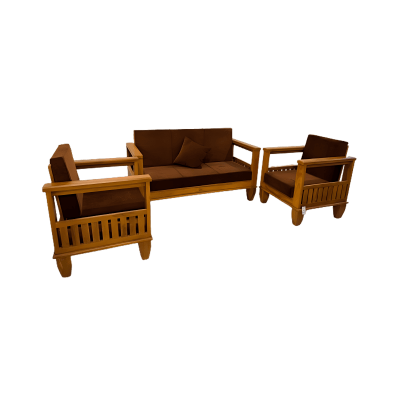 Nilambur teak wood sofa