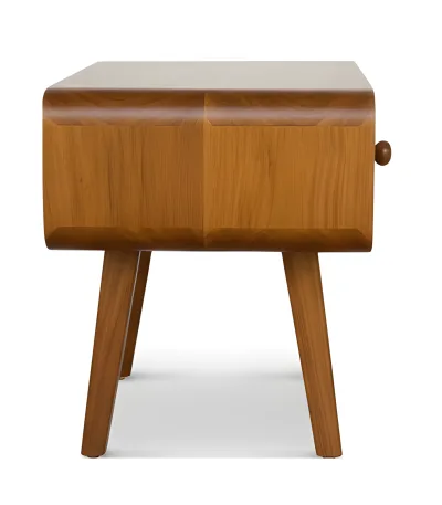 Royal Calvyn Nilambur Teak Wood Sidebox